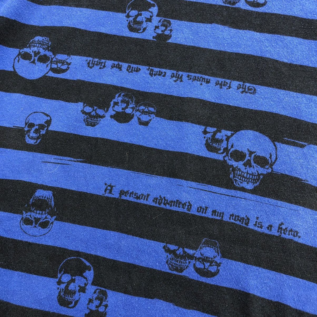 If Six Was Nine × Japanese Brand 2000s DigDeep Striped Skulls FullPrint Goa Lgb Zipper Hoodie Size US M / EU 48-50 / 2 - 10 Thumbnail