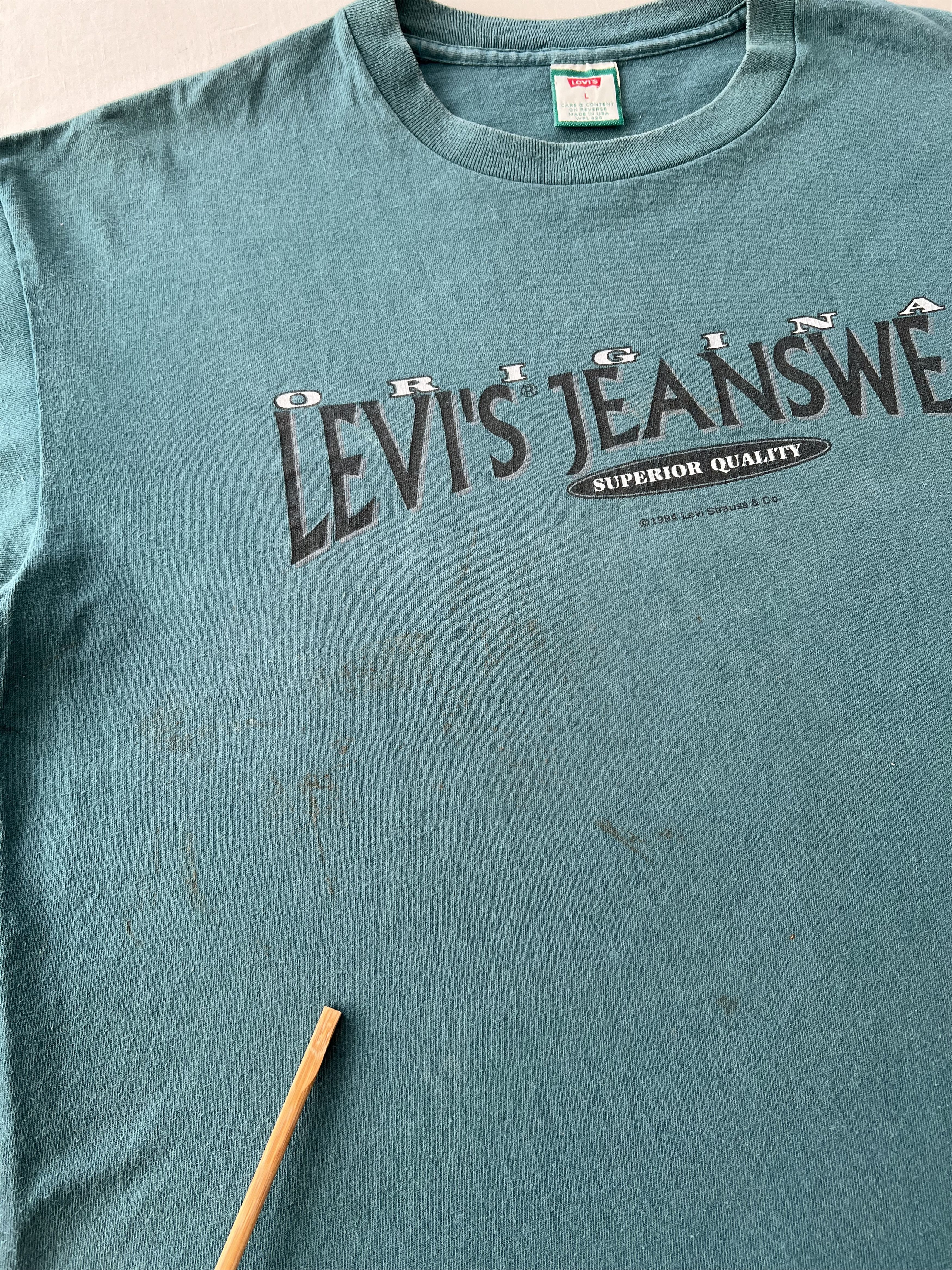 Levi's Vintage 1994 Levis Levi Strauss & Co T-shirt Size US L / EU 52-54 / 3 - 7 Thumbnail