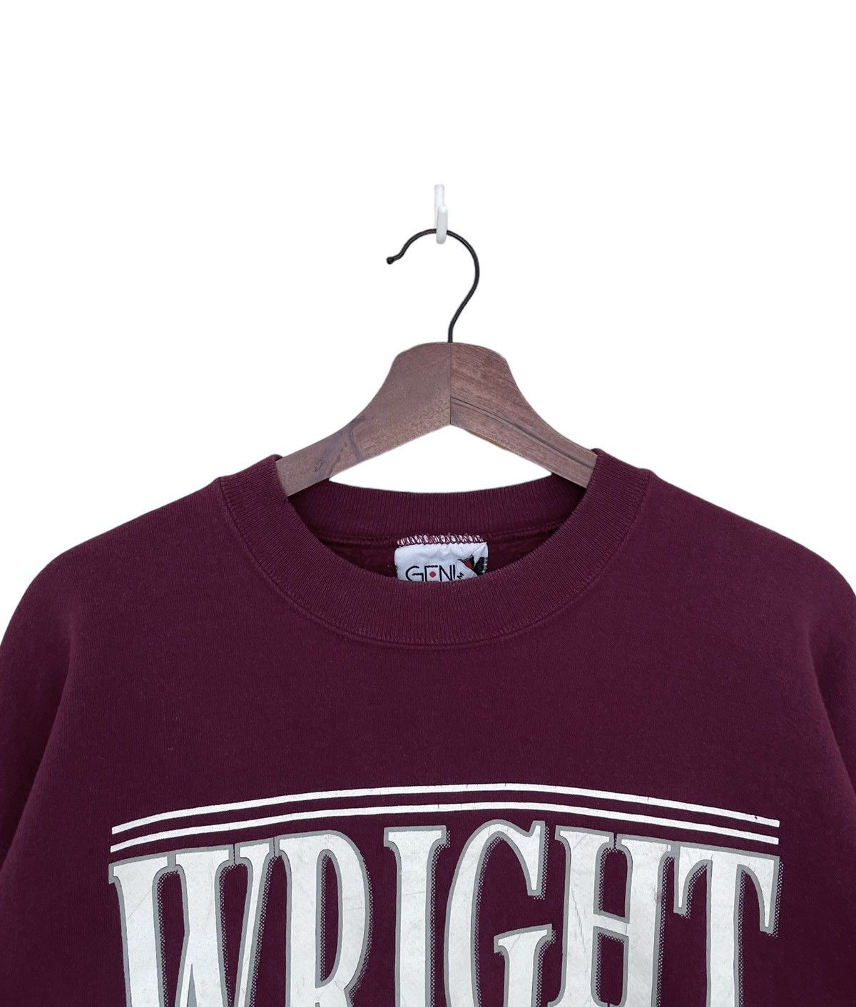 Vintage Vintage Wright College Sweatshirt 1990s Size US M / EU 48-50 / 2 - 7 Thumbnail