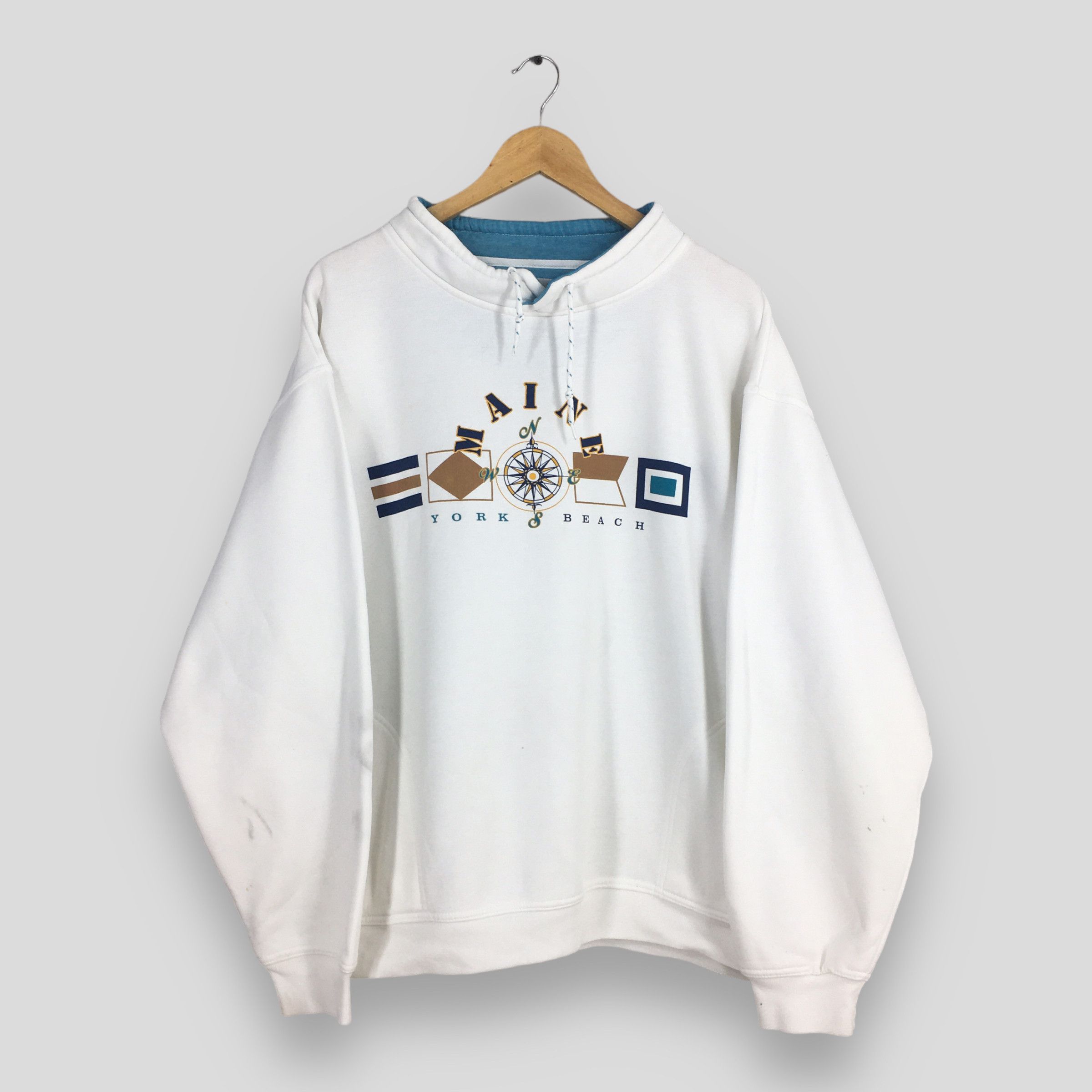 Vintage Vintage Maine Usa York Beach Sweatshirt XLarge Size US XL / EU 56 / 4 - 1 Thumbnail