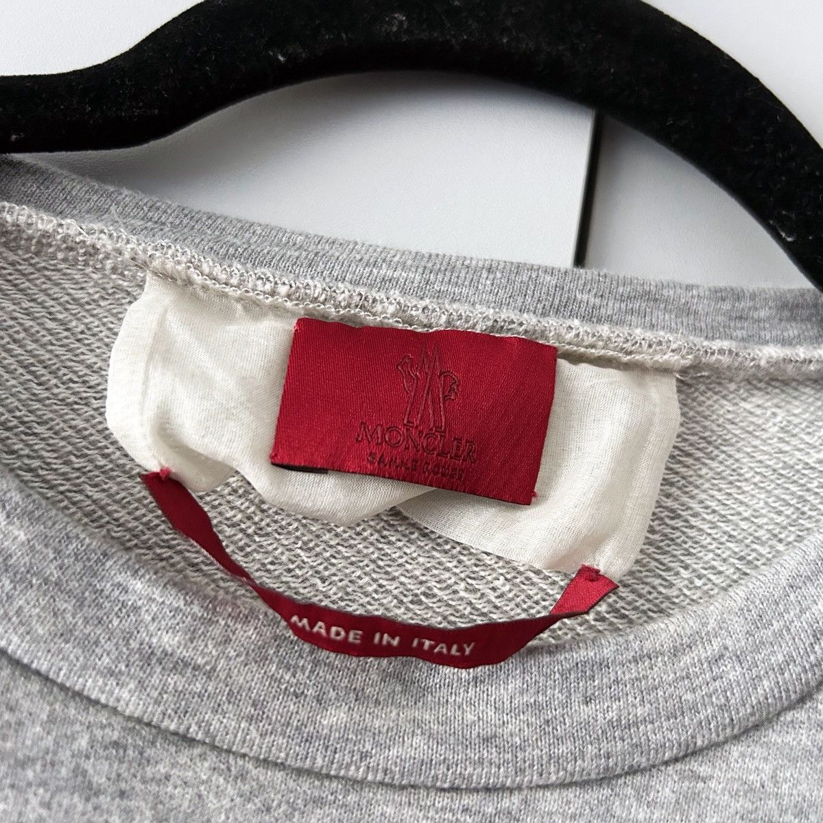 Moncler Moncler cropped logo sweatshirt Size S / US 4 / IT 40 - 4 Thumbnail