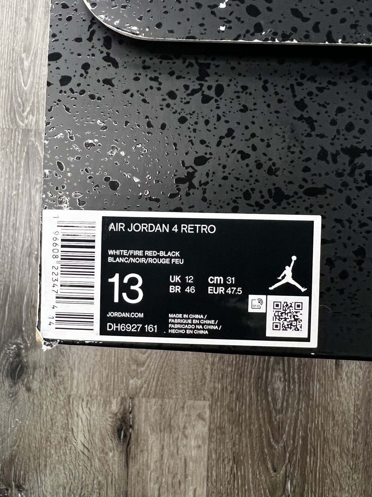 Jordan Brand Air Jordan 4 “Red Cement” **Pre-Owned** Size US 13 / EU 46 - 7 Thumbnail