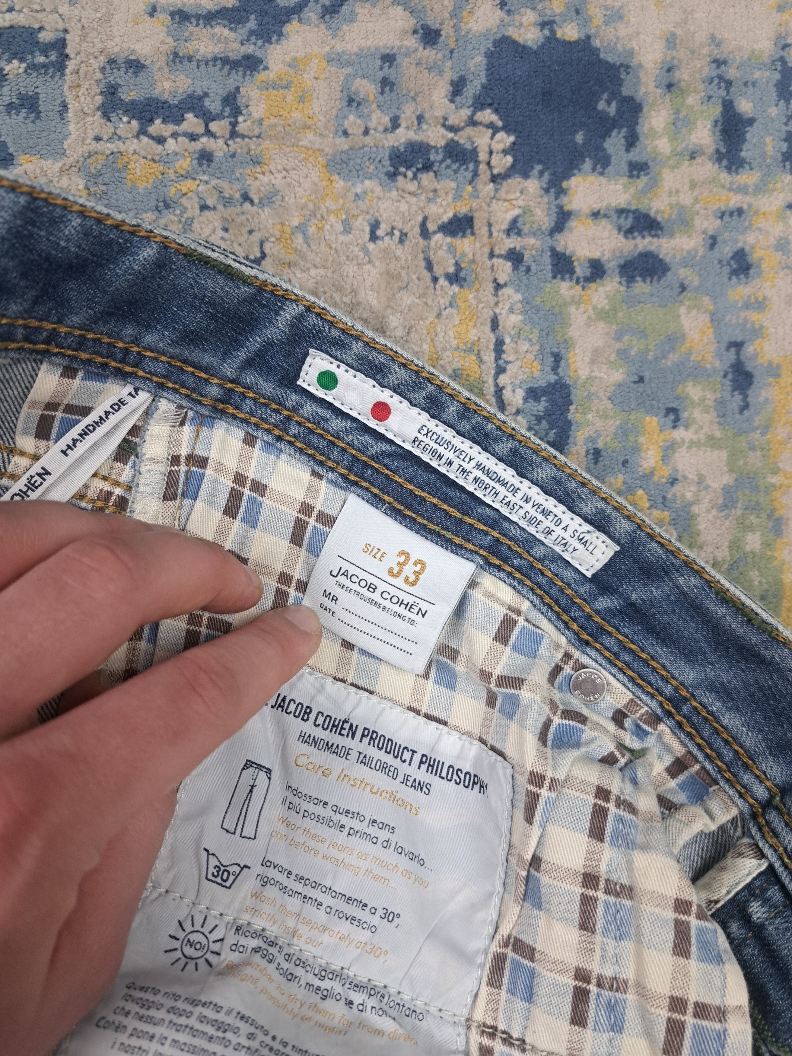 Jacob Cohen Jacob Cohen Pony Hair Patch Handmade Distressed Denim Size US 32 / EU 48 - 18 Thumbnail