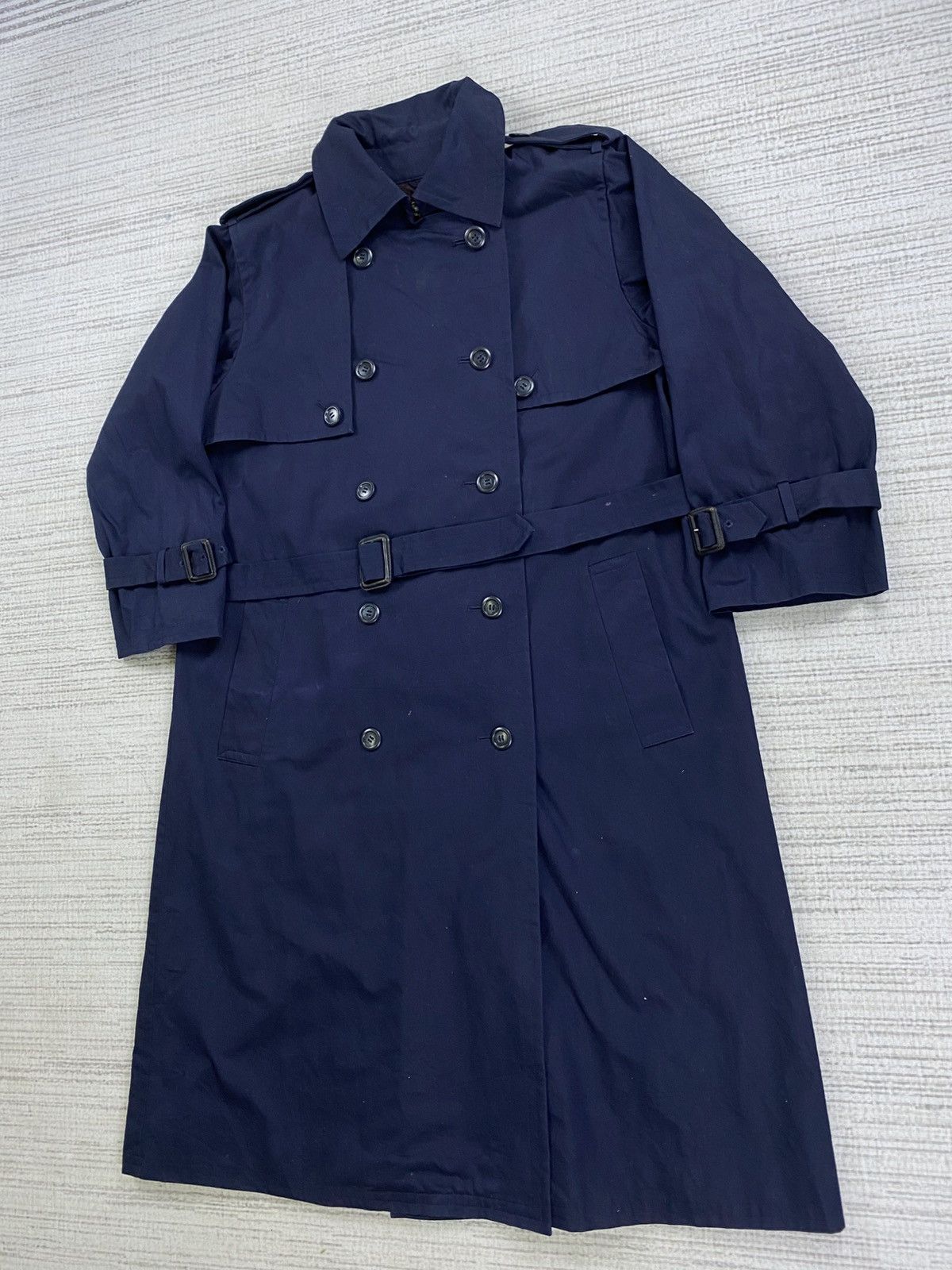 Yves Saint Laurent Vintage Yves Saint Laurent Double Breast Trench Coat Jacket Size US M / EU 48-50 / 2 - 4 Thumbnail