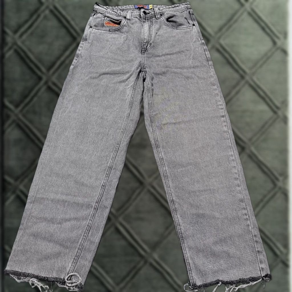 Empyre Empyre Jeans Men Gray Denim Mid-Rise Straight Relaxed Fit - 30 Men’s Jeans Gray Mid-Rise Straight Relaxed Fit 30 Size US 30 / EU 46 - 1 Thumbnail