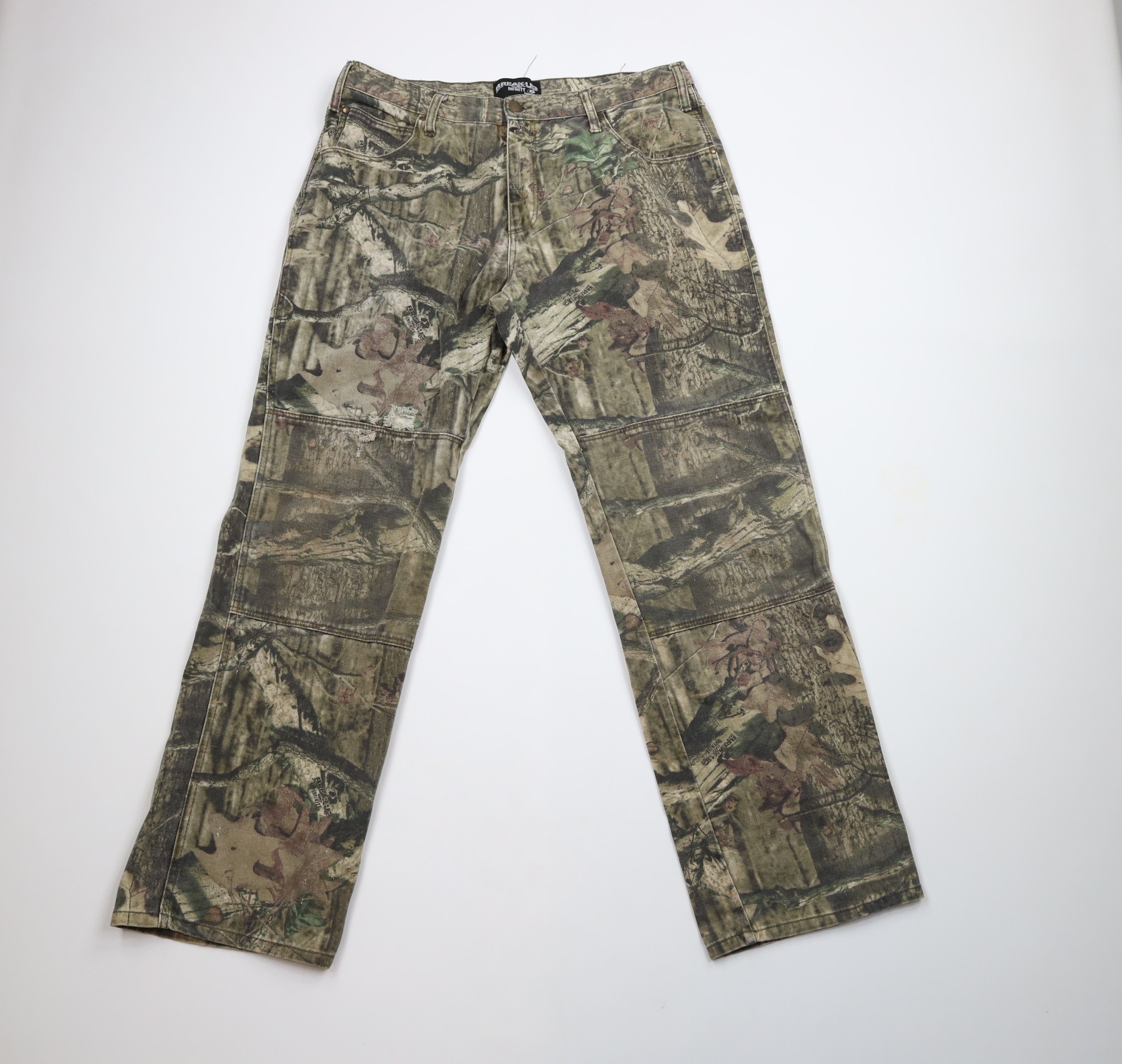 Mossy Oaks × Vintage Vintage Mossy Oak Camouflage Leg Double Knee Denim Jeans Size US 36 / EU 52 - 1 Thumbnail