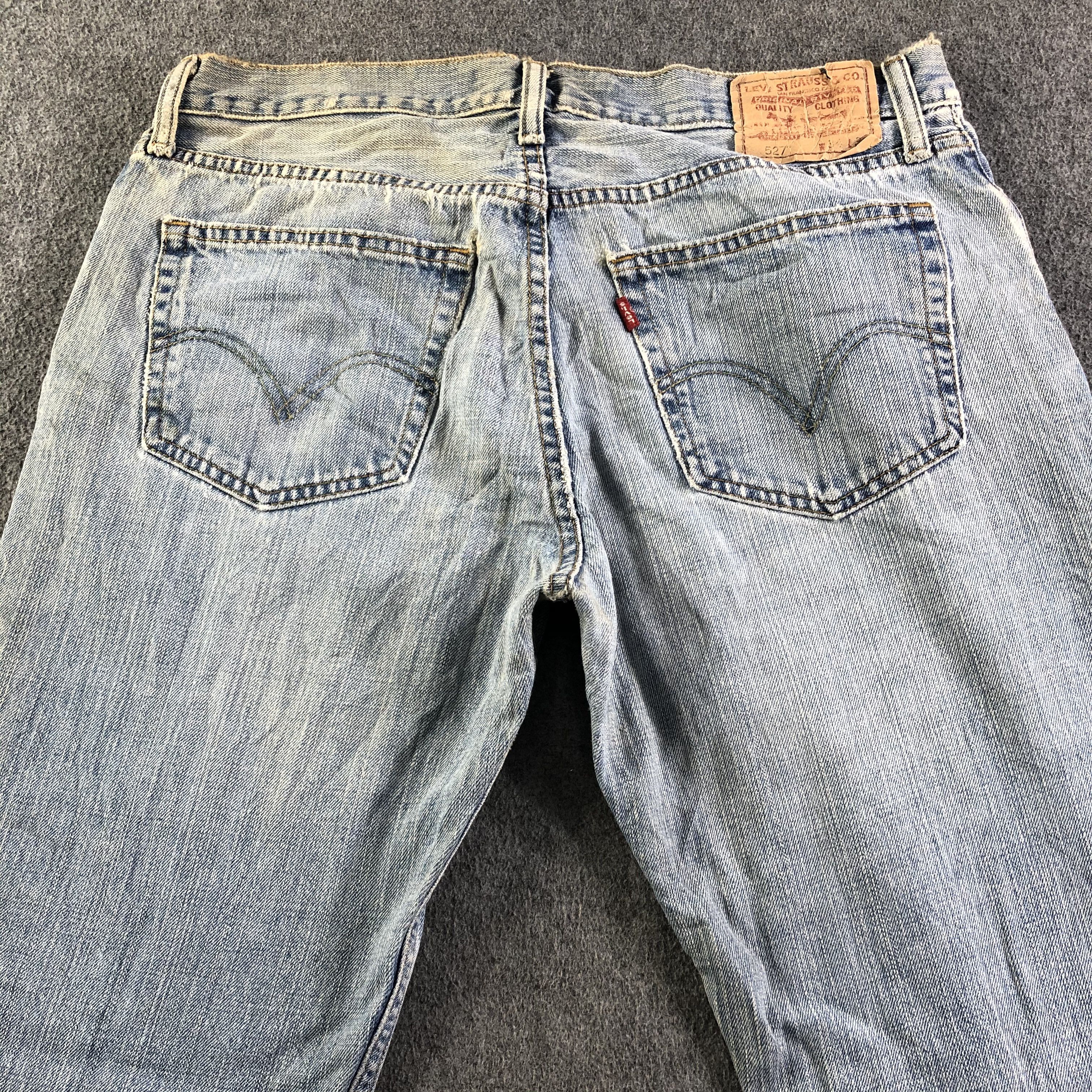 Levi's Vintage Levis 527 Mini Flared Jeans-J4299 Size US 35 - 4 Thumbnail