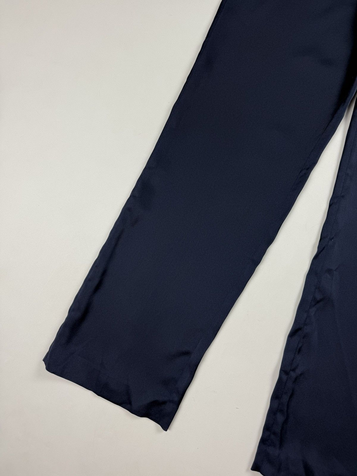 Off-White Off White Men’s Satin Dress Pants “Staff” Logo Trousers Size US 32 / EU 48 - 8 Thumbnail
