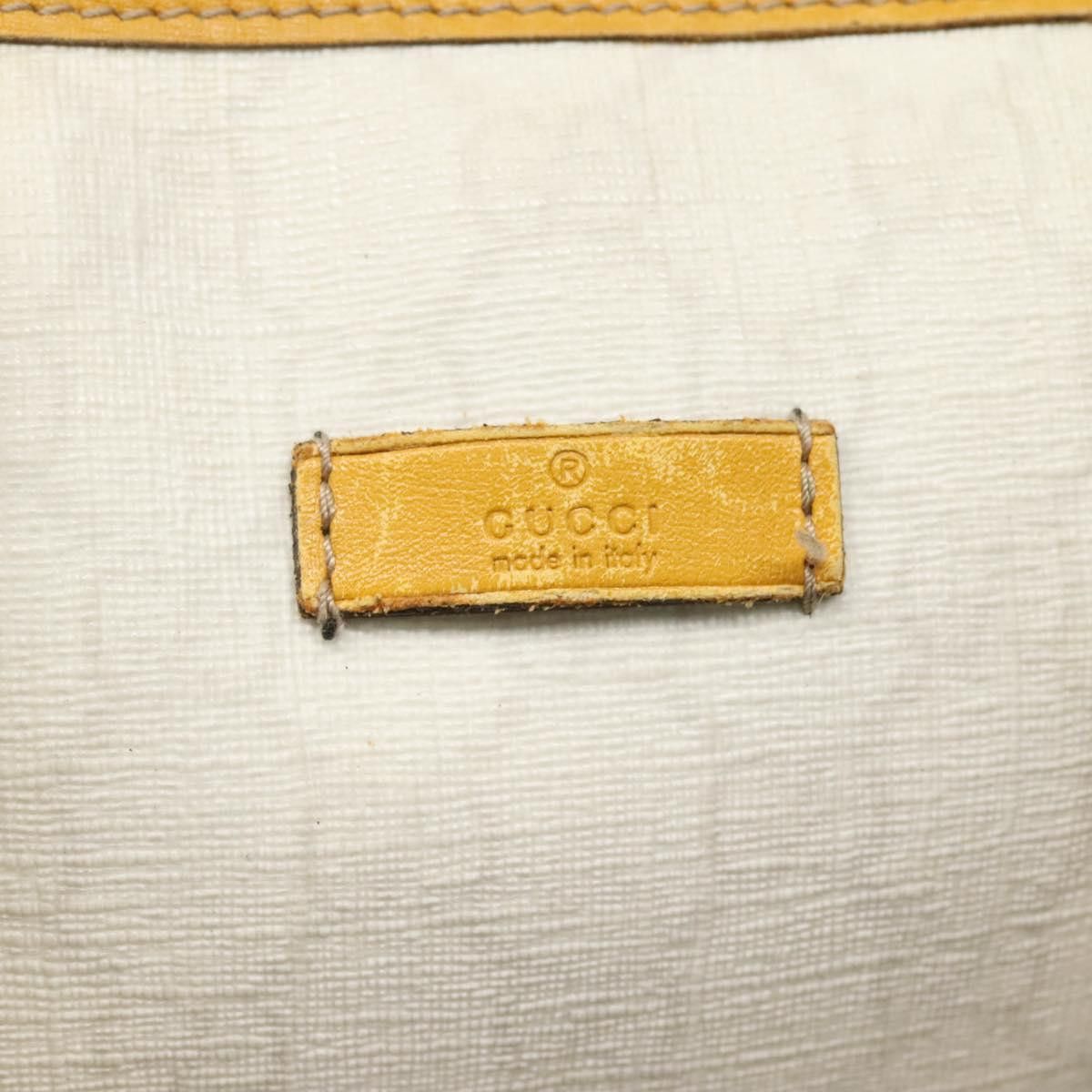 Gucci GUCCI GG Supreme Hand Bag Pvc White Gold Size ONE SIZE - 15 Thumbnail