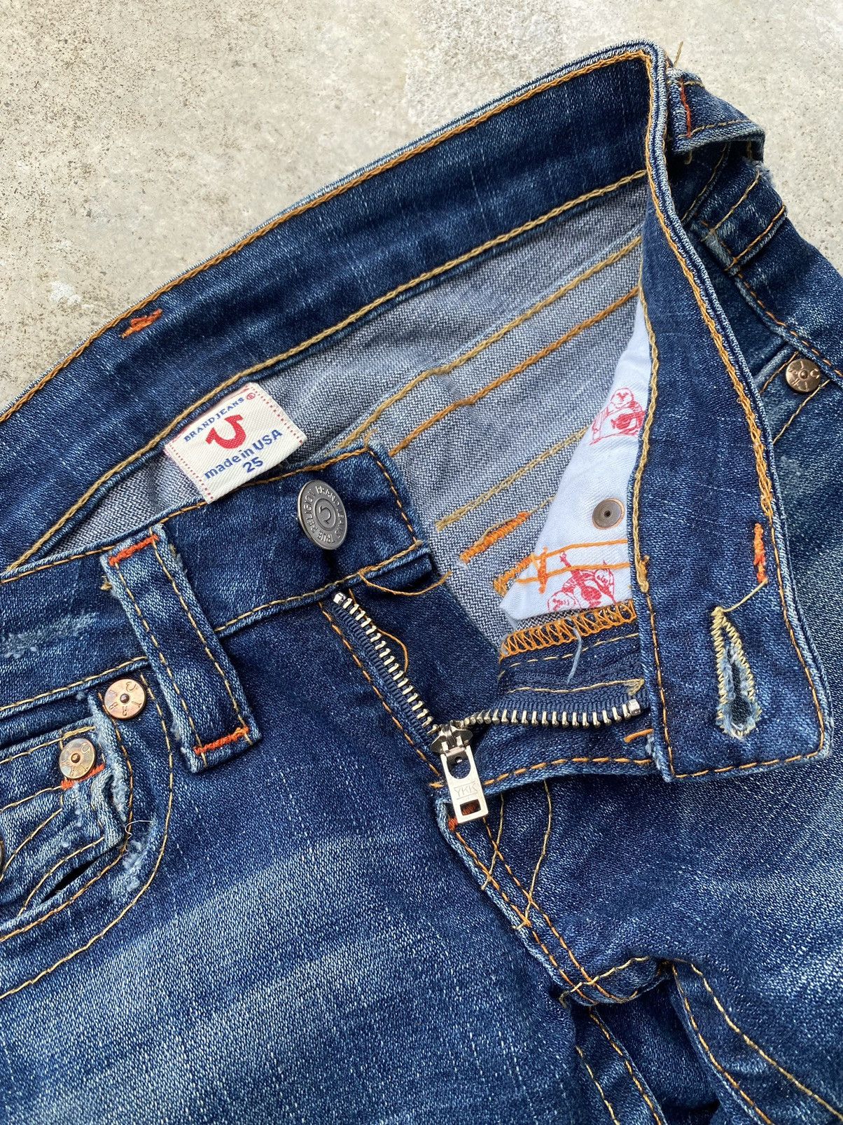 True Religion Vintage True Religion Bootcut Flare Jeans Size 28" / US 6 / IT 42 - 11 Thumbnail