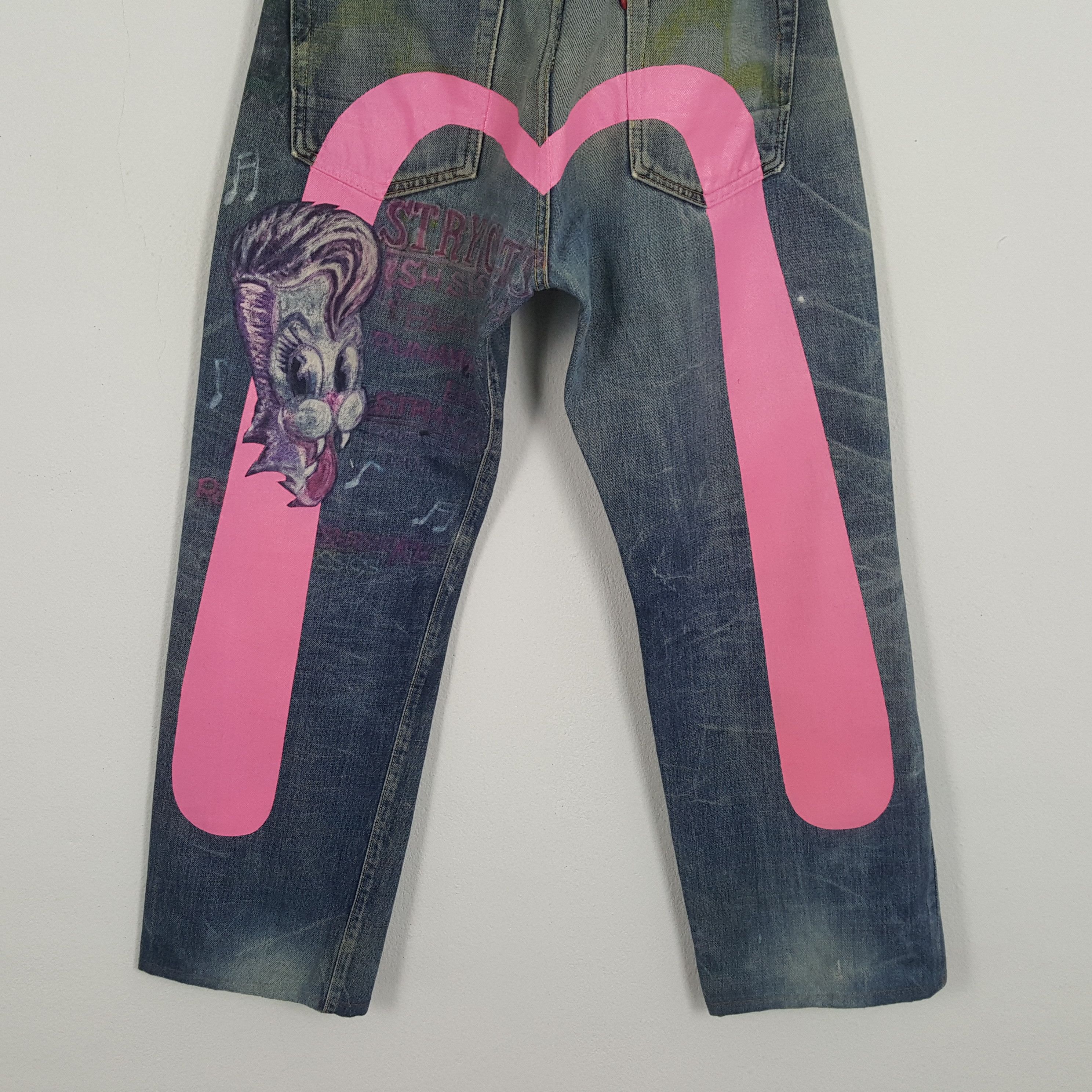 Japanese Brand × Vintage EVIS Japanese Brand Streetwear Custom Daicock Jeans Size US 28 / EU 44 - 3 Thumbnail