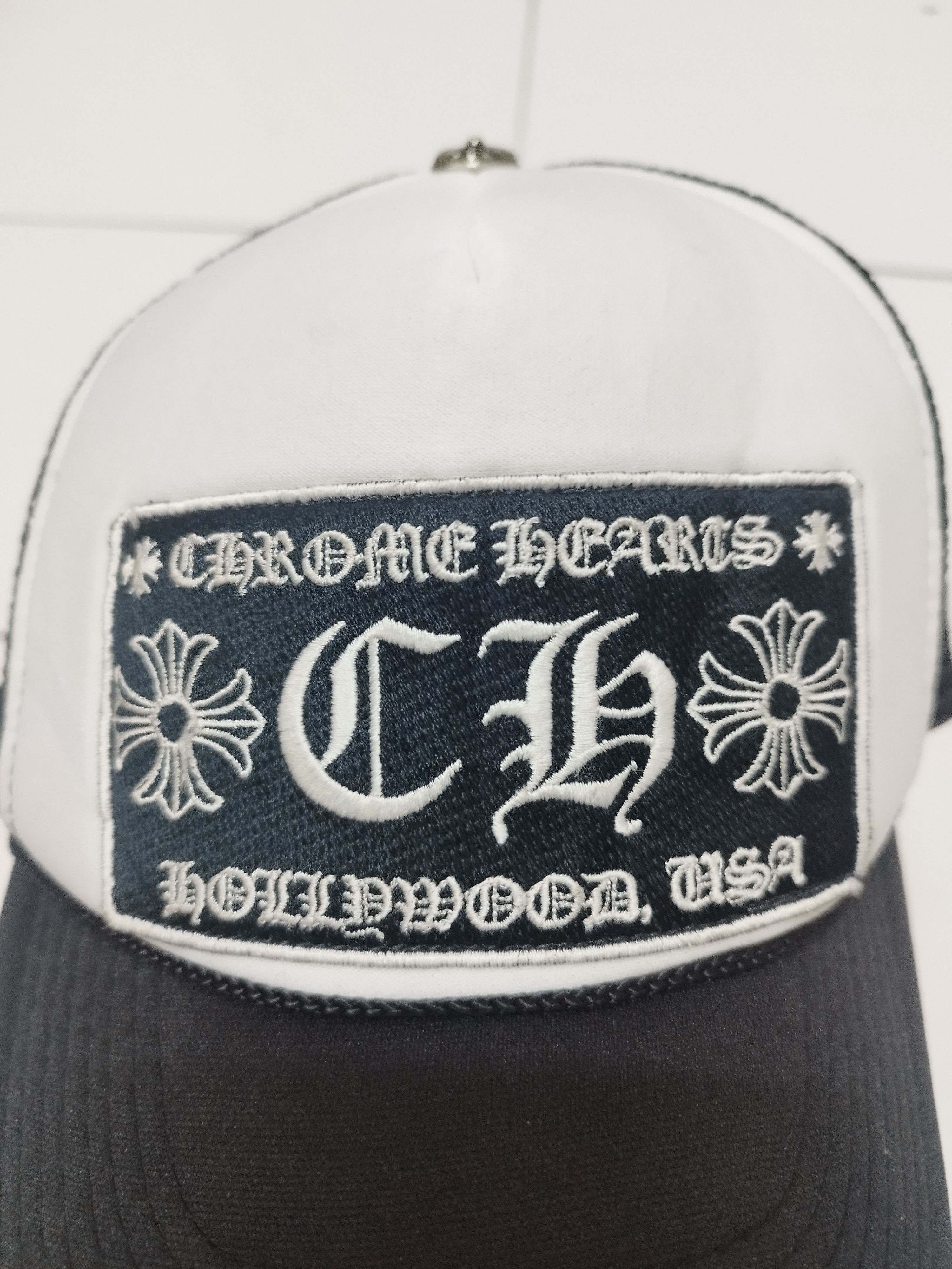 Chrome Hearts Vintage Chrome Hearts CH Hollywood Trucker Hat Otto Size ONE SIZE - 5 Thumbnail