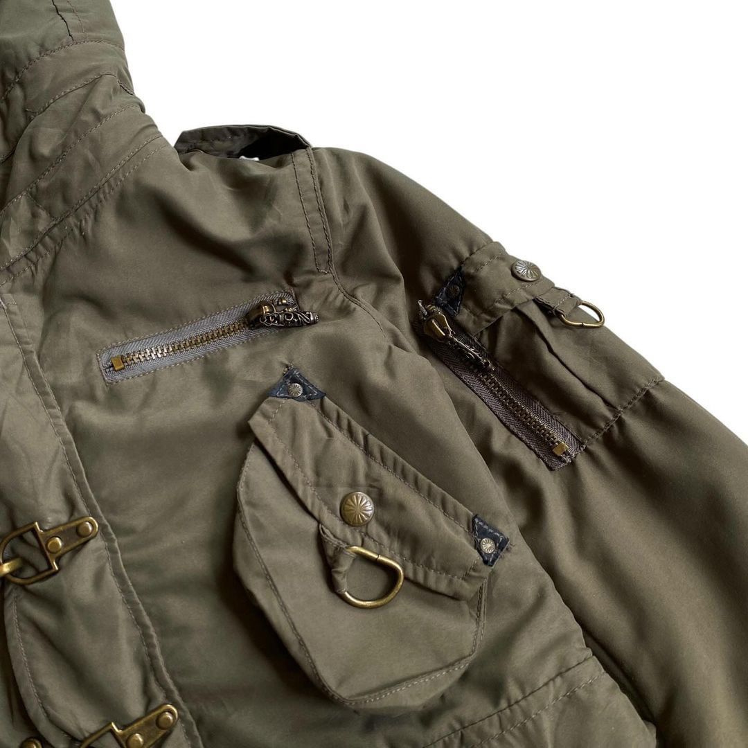 Japanese Brand Fakedelic inner sherpa multipocket hooded heavy jacket Size S / US 4 / IT 40 - 7 Thumbnail