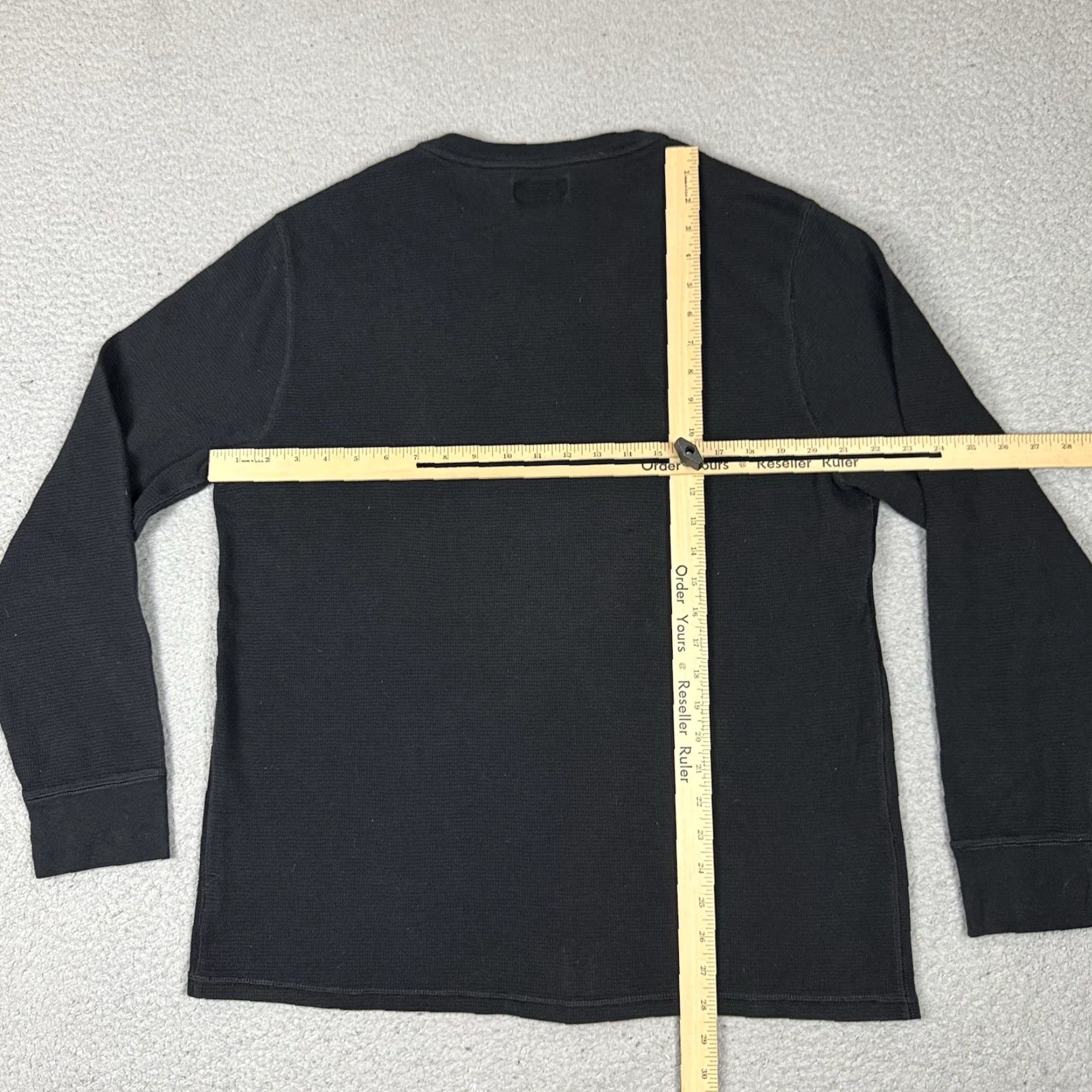 Ralph Lauren Polo Ralph Lauren Shirt Mens XL Black Thermal Long Sleeve Waffle Top Casual Pony Size US XL / EU 56 / 4 - 6 Thumbnail