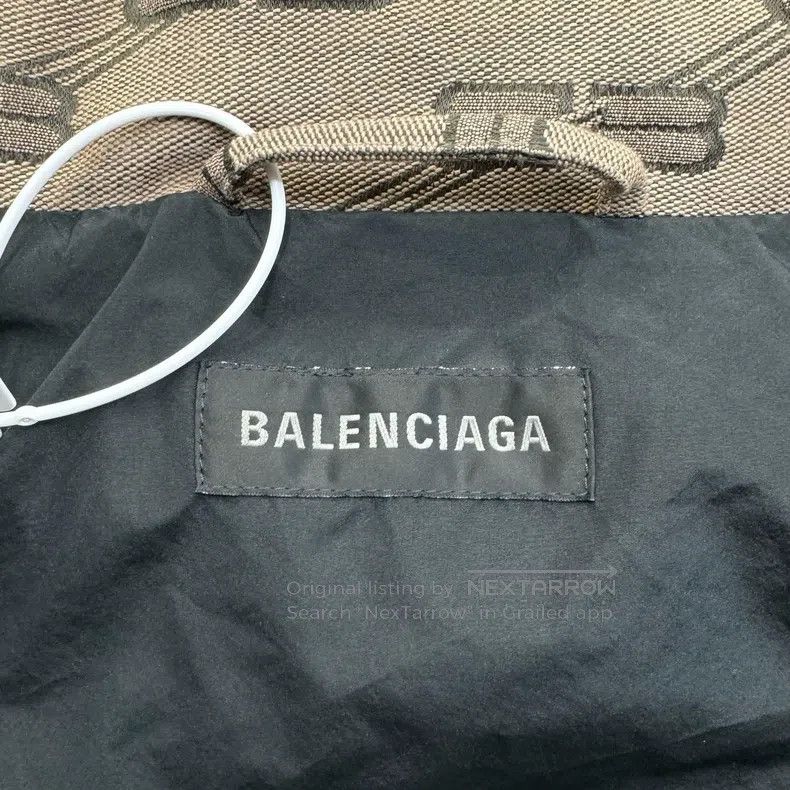 Balenciaga Balenciaga Double B Embroidered Printed Cotton Jacket Size US M / EU 48-50 / 2 - 3 Thumbnail