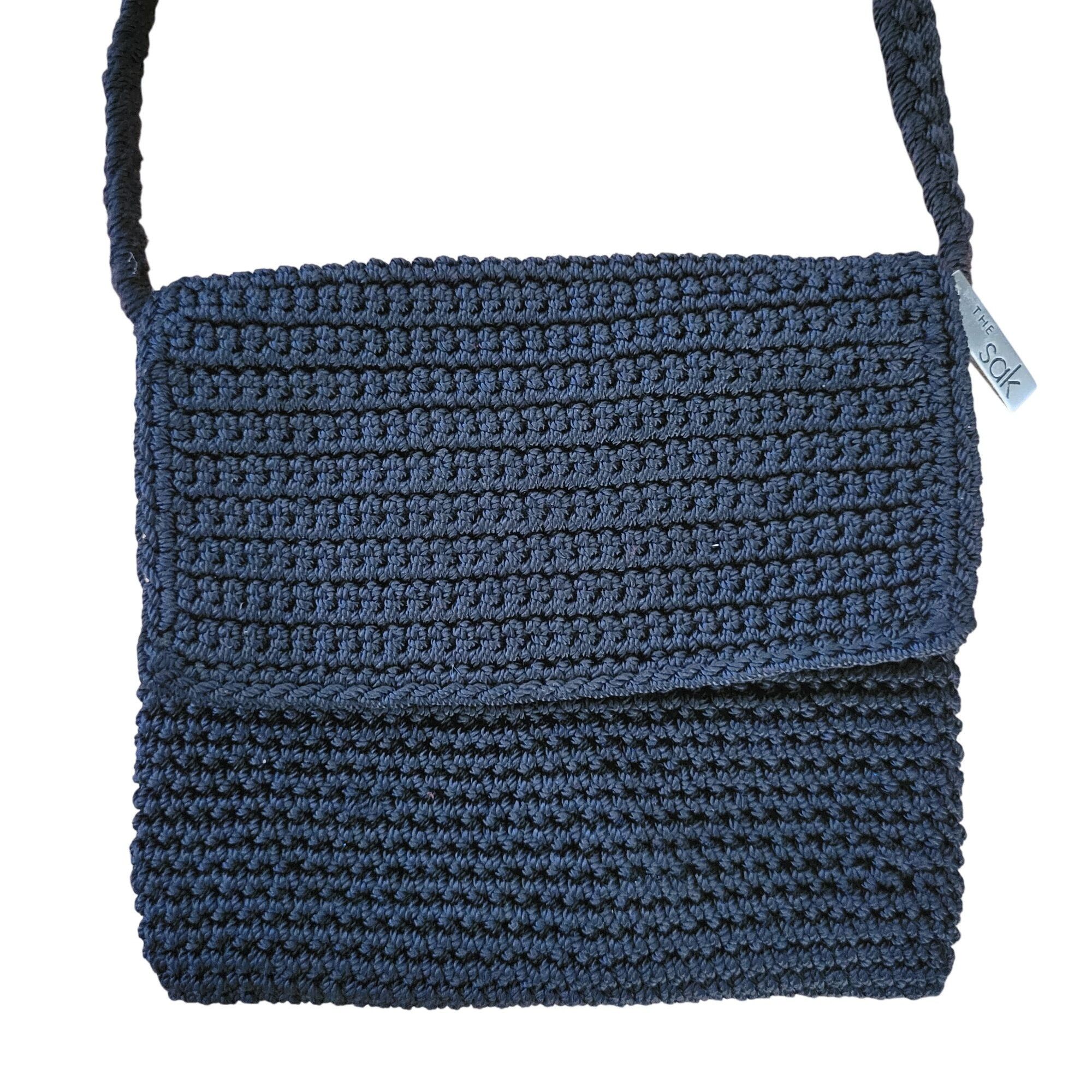 The Sak The Sak Black Crochet Crossbody Bag Shoulder Strap Travel Ne Size ONE SIZE - 5 Thumbnail