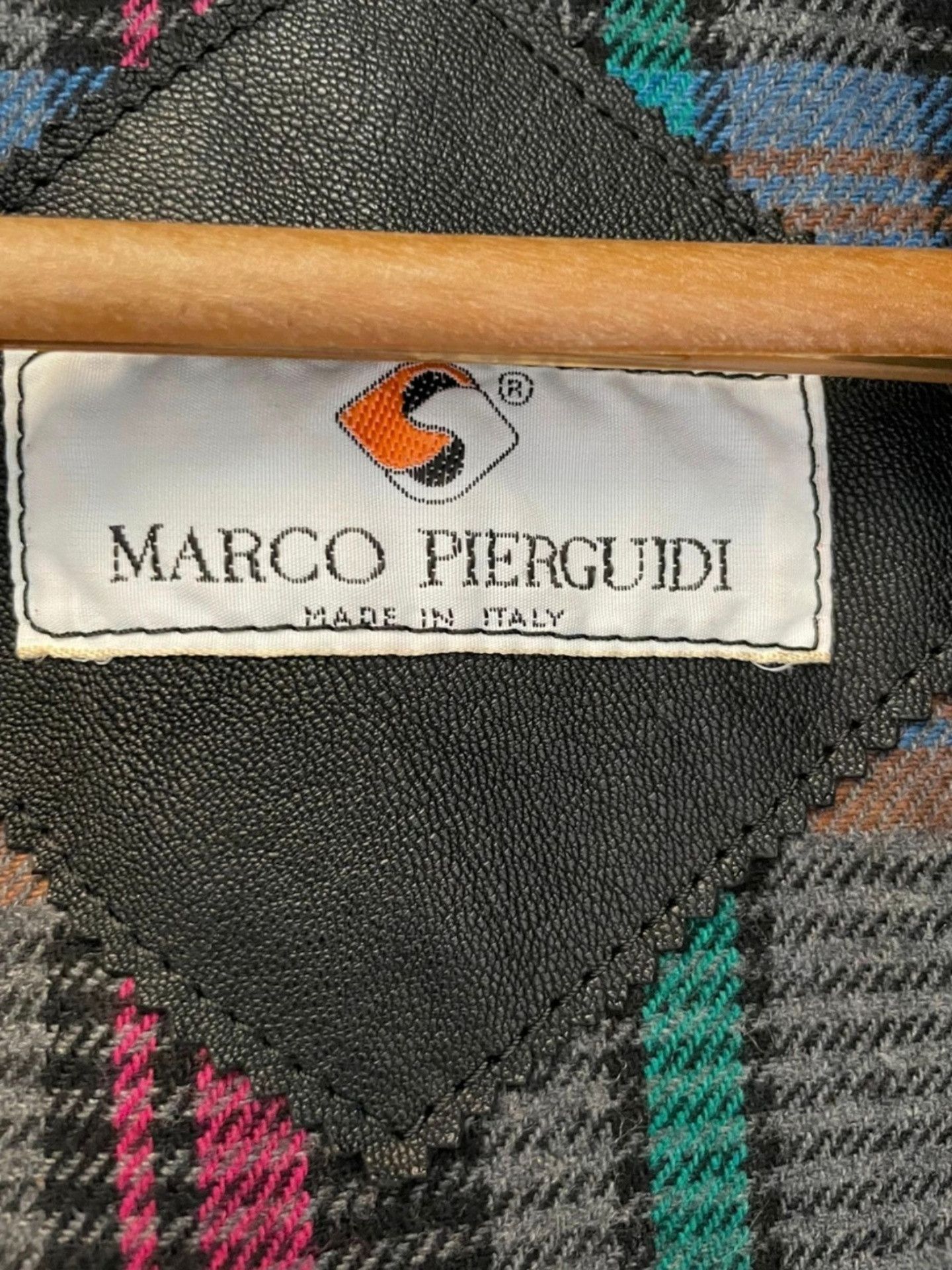 Vera Pelle Marco Pierguidi – Vintage Black Leather Jacket- RARE Size US M / EU 48-50 / 2 - 6 Thumbnail
