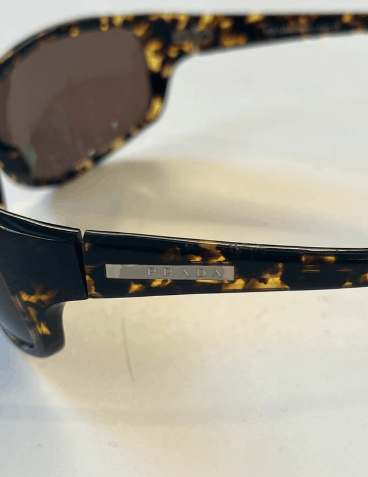 Prada PRADA Sunglasses SPR 07D Wrap Shield Mask Symbole Sport Size ONE SIZE - 4 Thumbnail