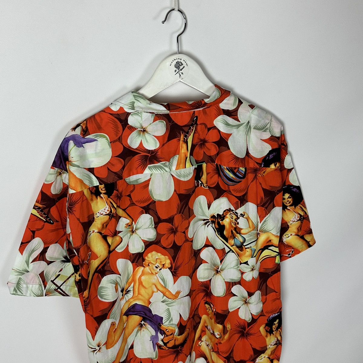 Vintage Vintage 90s Naked Marilyn Monroe monogram hawaiian shirt y2k Size US XXL / EU 58 / 5 - 6 Thumbnail