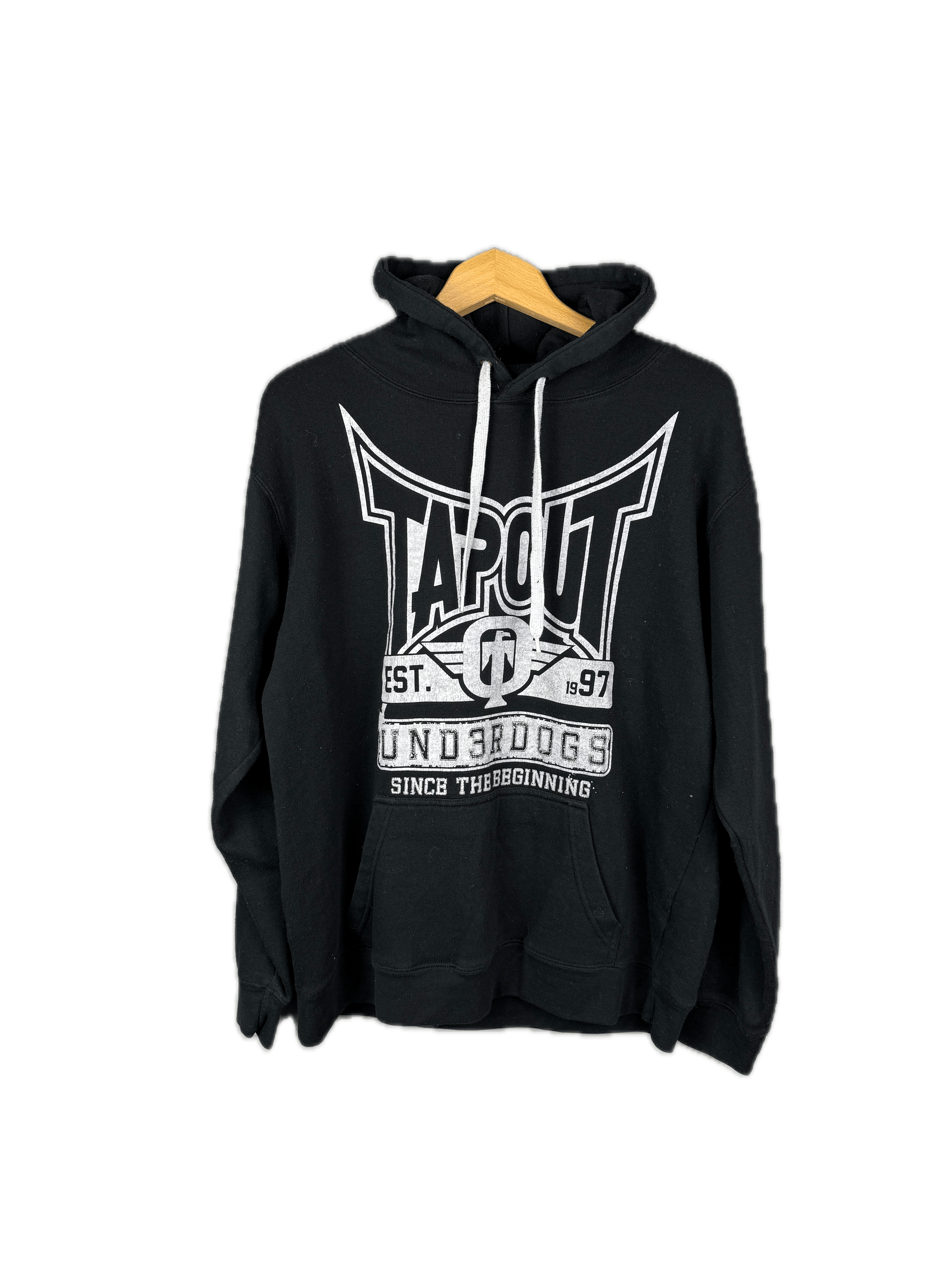 Affliction × Tapout Tapout Hoodie Sweatshirt UnderDogs Grunge Punk SK8 Black Size US XXL / EU 58 / 5 - 1 Thumbnail