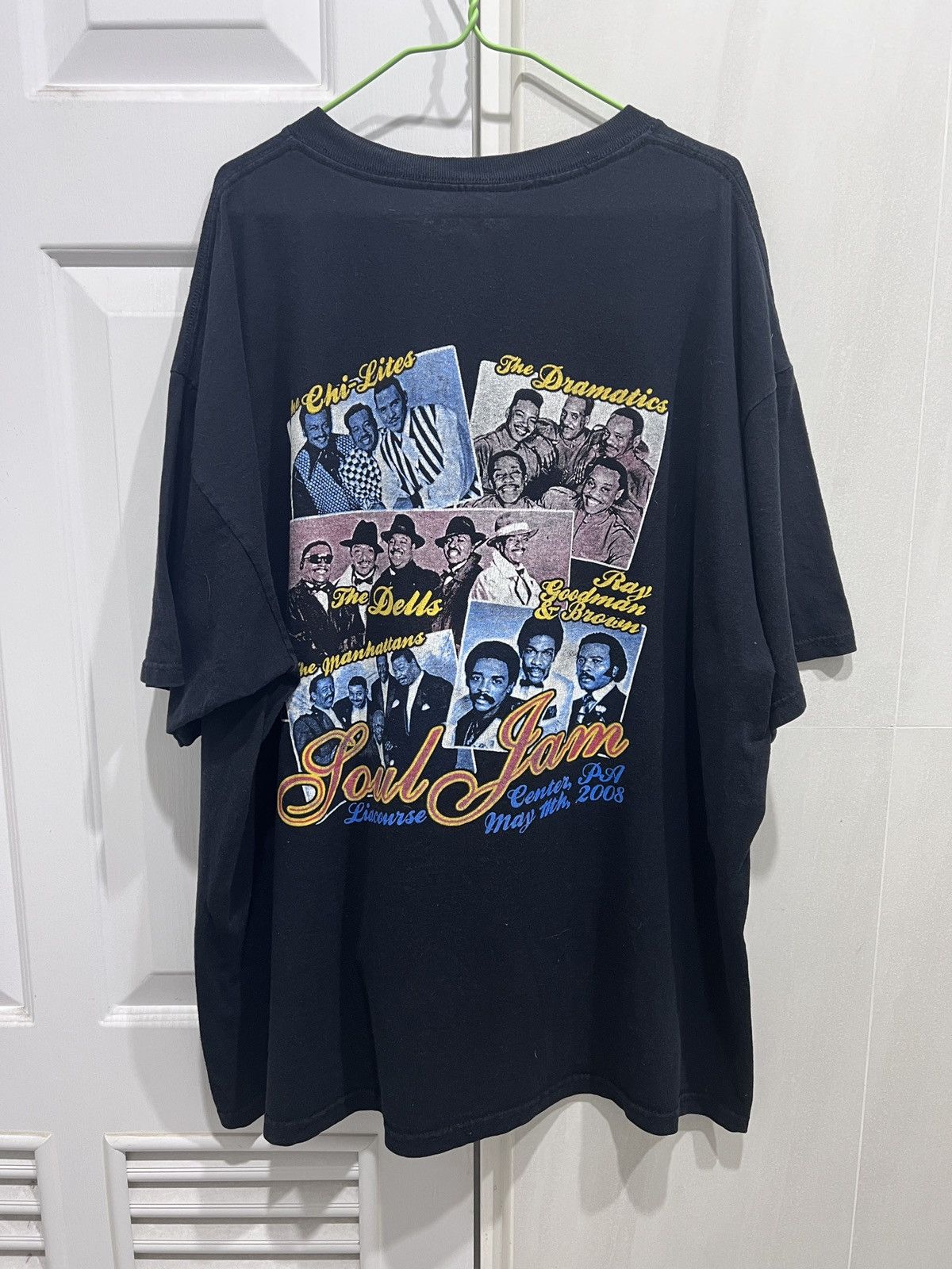 Band Tees × Vintage Vintage Y2K The Dells Soul Jam Tee 2XL R&B The Manhattans Size US XXL / EU 58 / 5 - 3 Thumbnail