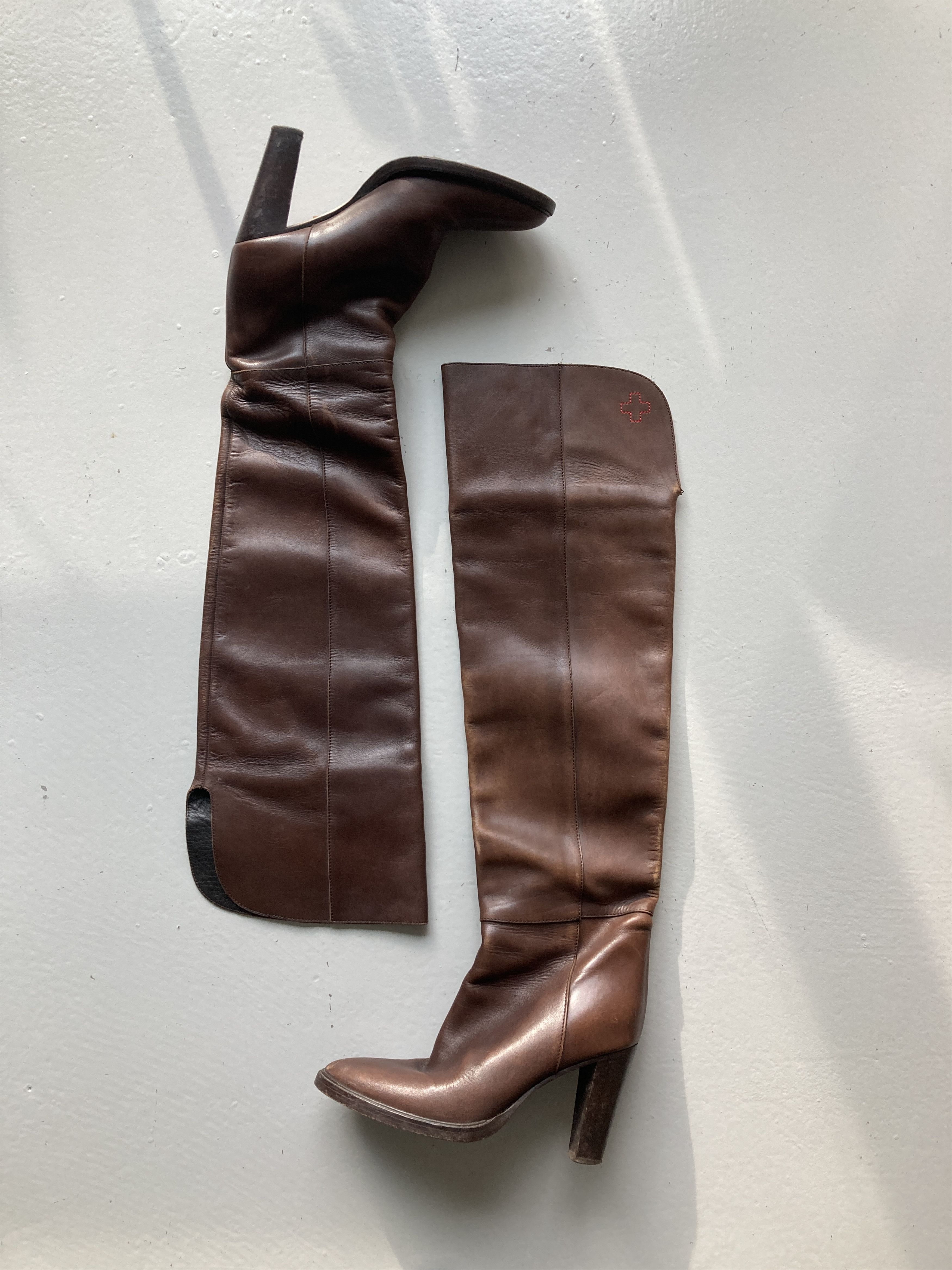 A.F. Vandevorst Knee High Boots Size US 8 / IT 38 - 1 Thumbnail