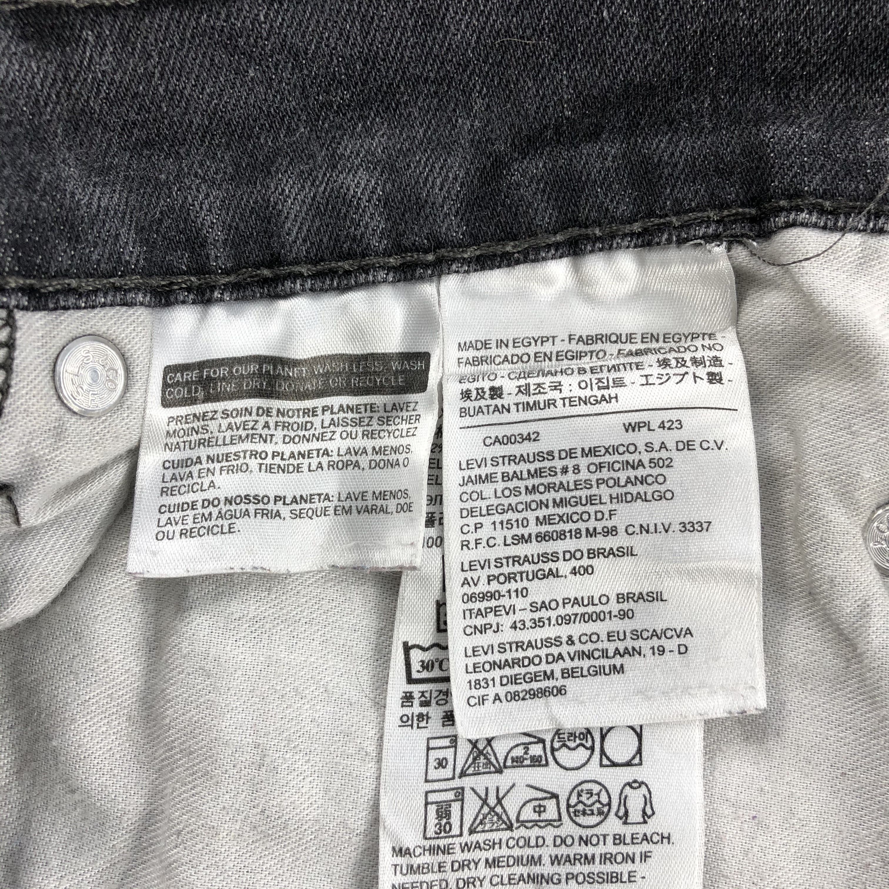 Levi's Vintage Levis 505 Black Jeans-JM1131 Size US 41 - 10 Thumbnail