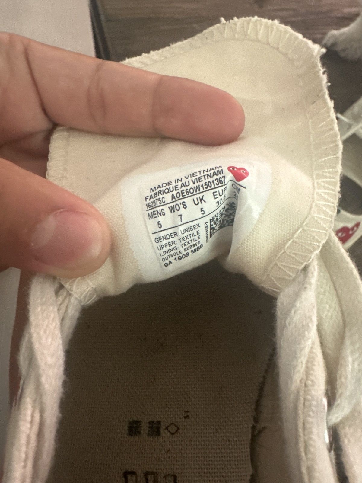 CDG by Comme des Garcons × Converse Converse CDGs multi heart Size US 5 / EU 37 - 4 Thumbnail