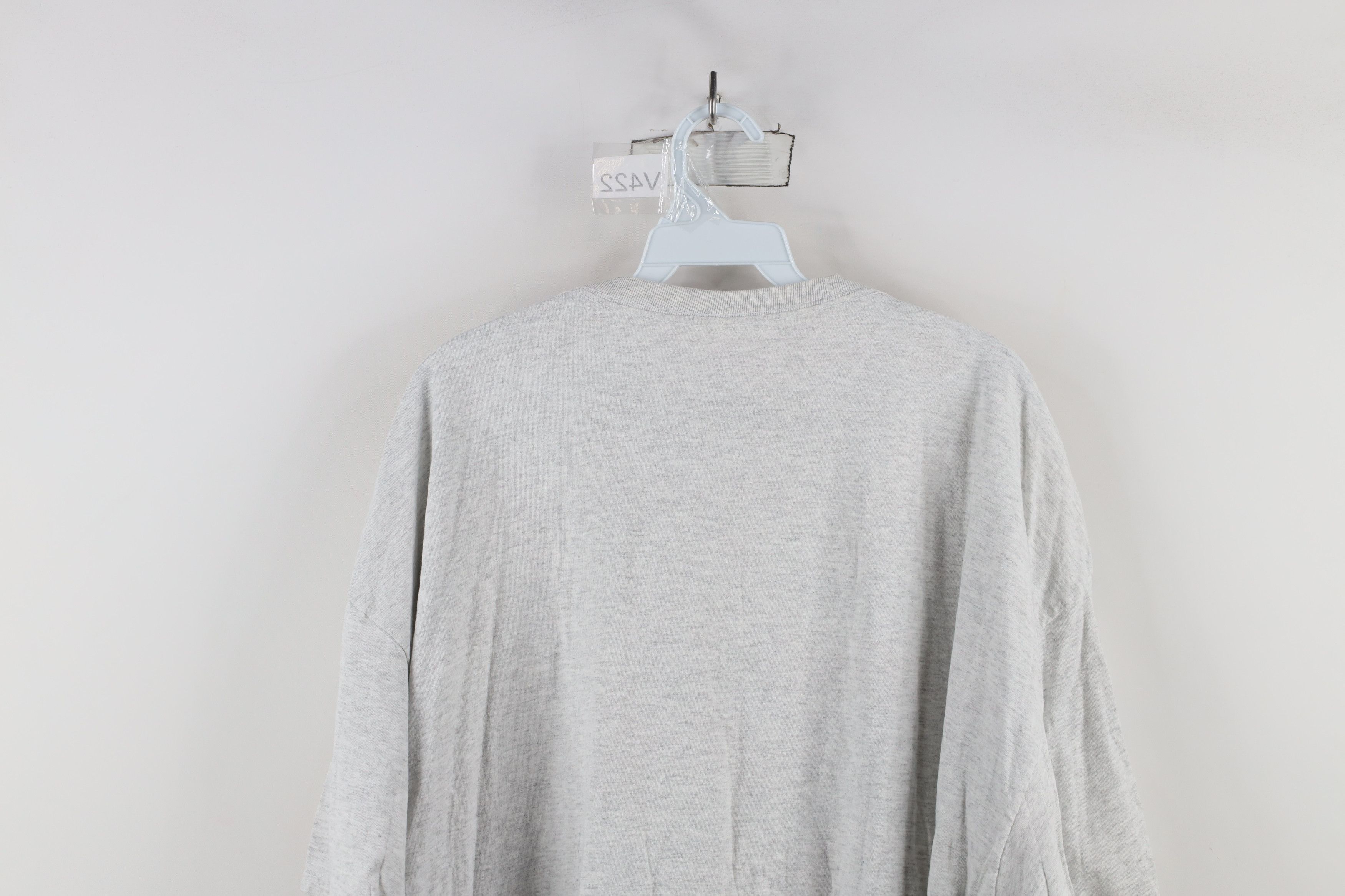 Vintage Y2K Streetwear Blank Short Sleeve T-Shirt Heather Gray Size US XXL / EU 58 / 5 - 12 Thumbnail