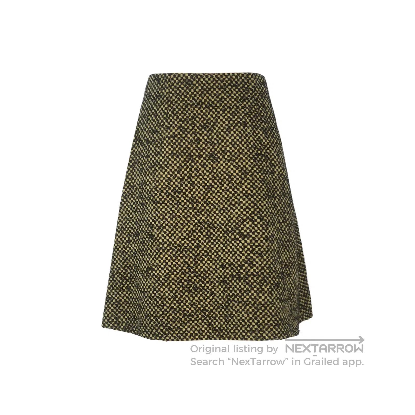 Prada Elegant Wool Blend Flared Skirt by Prada. Size 22" - 1 Thumbnail