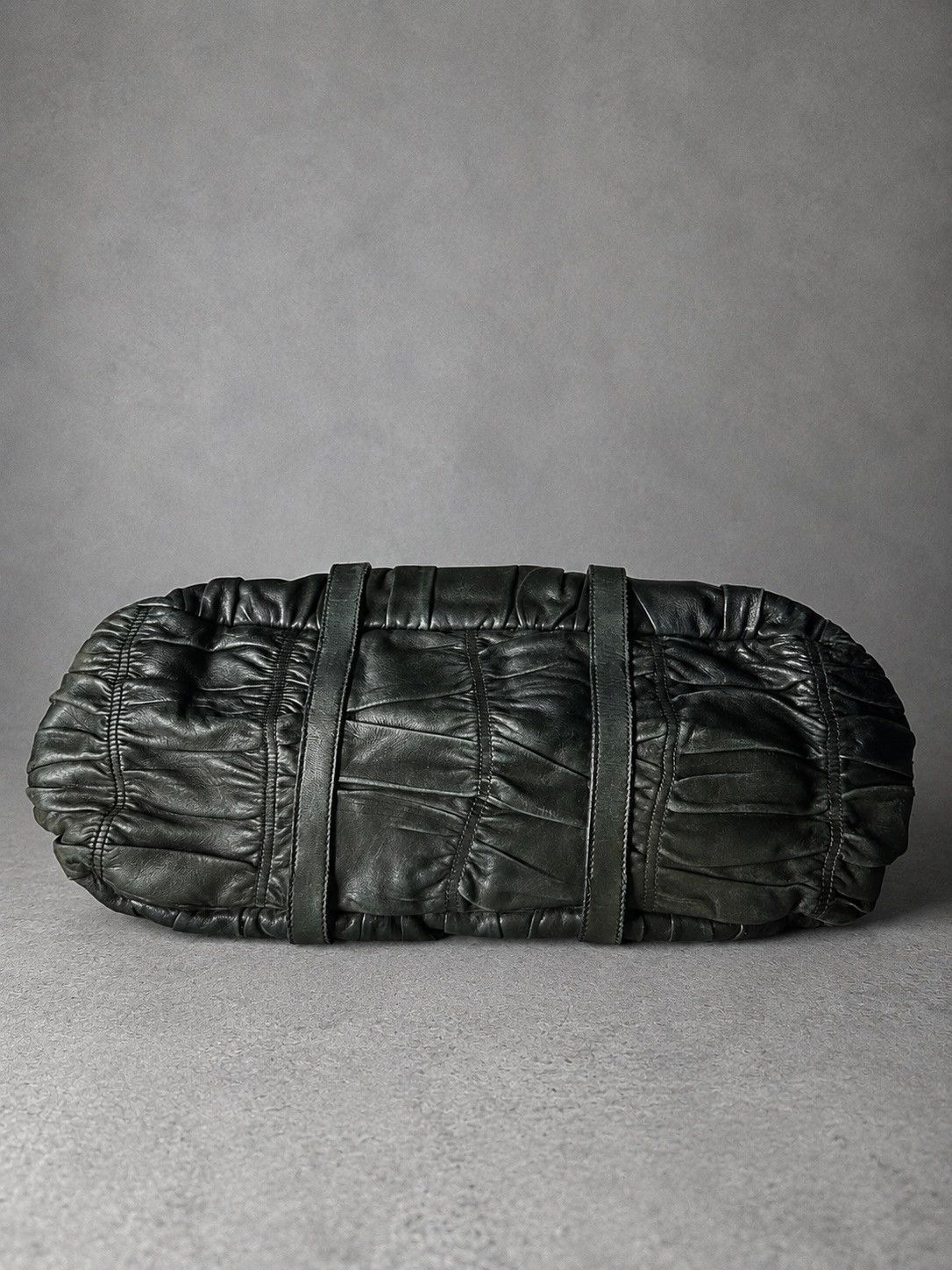 Prada PRADA GATHERED LEATHER HANDLE BAG Size ONE SIZE - 2 Thumbnail