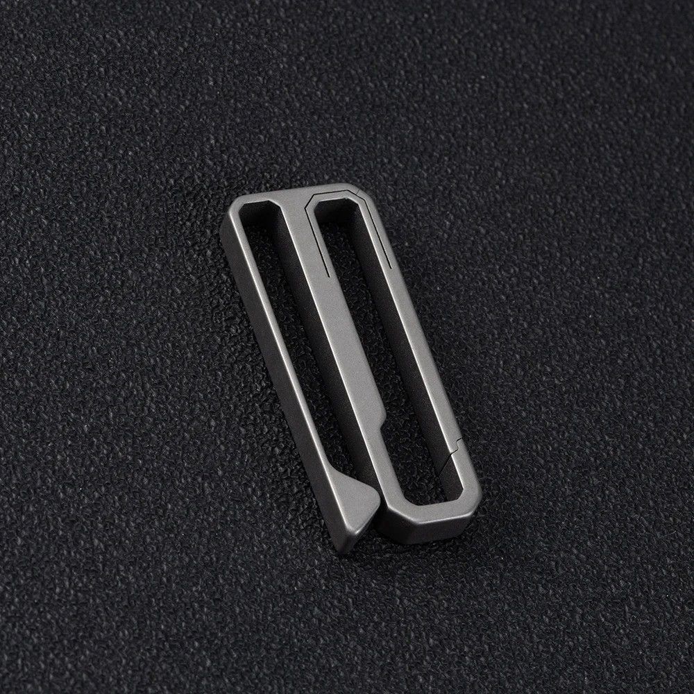 Other Titanium Waist Belt Buckle Key Ring EDC Keychain Small Size Size ONE SIZE - 1 Thumbnail