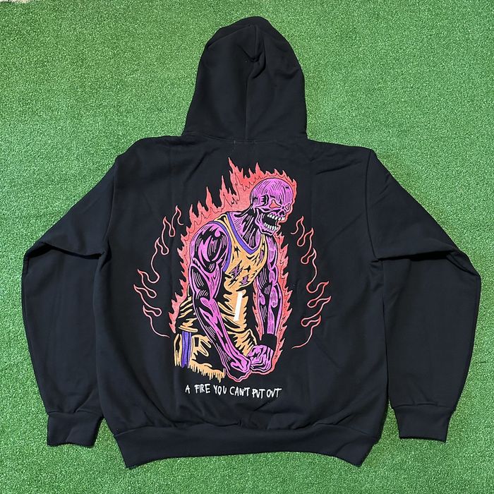 Warren Lotas Warren Lotas purple skeleton hoodie | Grailed