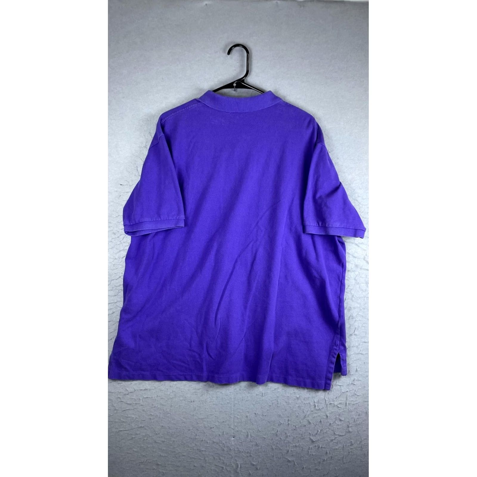 Polo Ralph Lauren Polo Ralph Lauren Polo Shirt Mens 2XL Purple Solid Pony Logo Short Sleeve Casual Shirt Regular Fit Men's Purple Polo Shirt Size US XXL / EU 58 / 5 - 6 Thumbnail