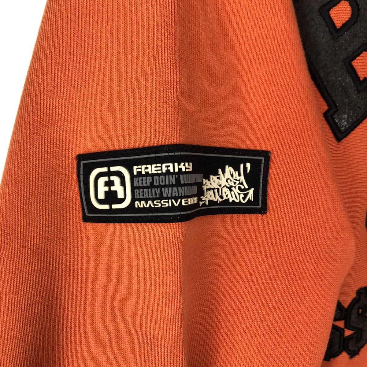 Japanese Brand Rare Freaky Massive Manager Varsity Jacket Large Orange Size US L / EU 52-54 / 3 - 17 Thumbnail