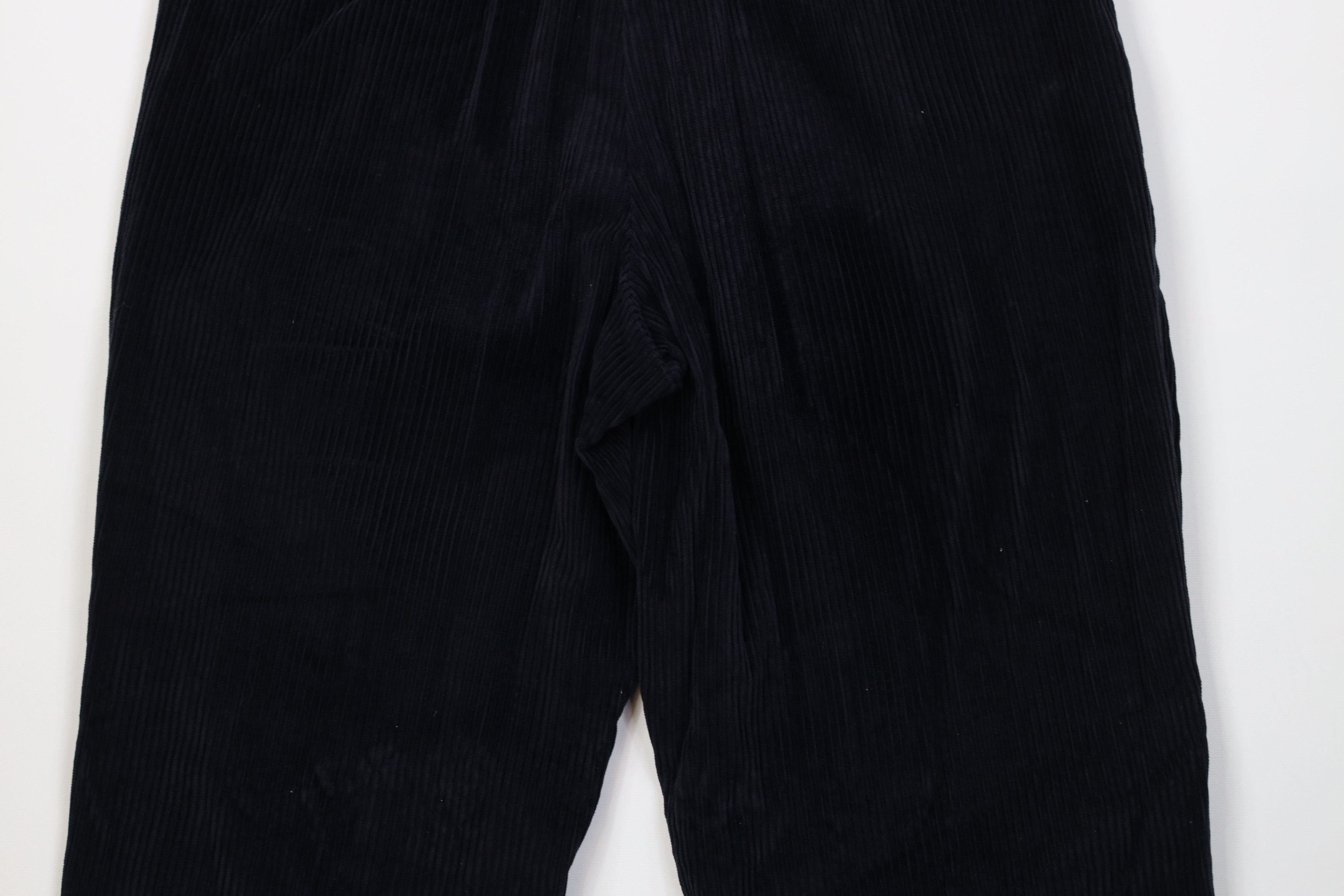 Eddie Bauer Vintage 90s Eddie Bauer Wide Leg Corduroy Pants Navy Blue Size US 38 / EU 54 - 10 Thumbnail