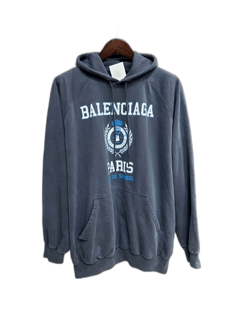 Balenciaga Balenciaga Balenciaga Hooded Sweatshirt with Logo -2507 Size US M / EU 48-50 / 2 - 1 Thumbnail