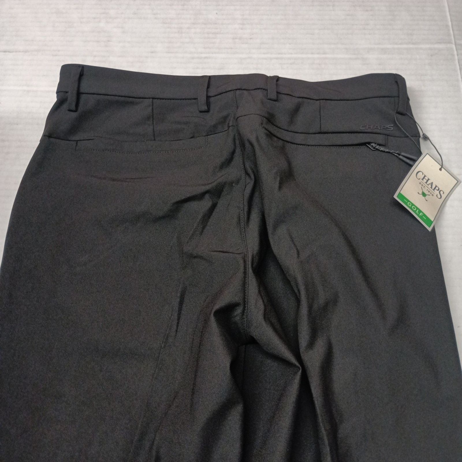 Chaps Chaps Golf Slim Fit Pants Mens 30x32 Black Stretch Waistband Size US 30 / EU 46 - 7 Thumbnail