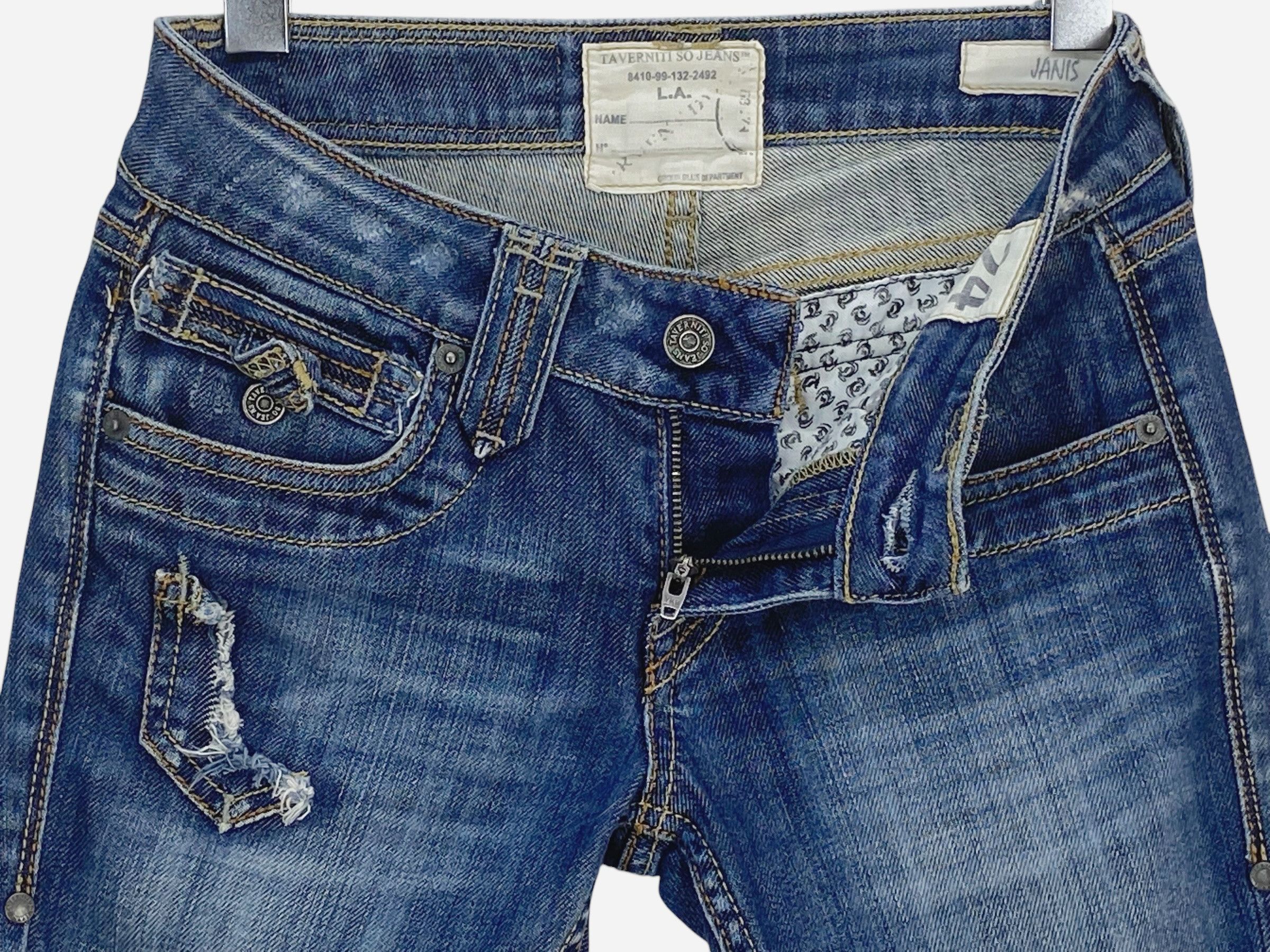 Designer × Jimmy Taverniti × Taverniti Taverniti Jeans Denim by Jimmy Taverniti Cropped Jeans Pants Size 24" / US 00 / IT 34 - 7 Thumbnail