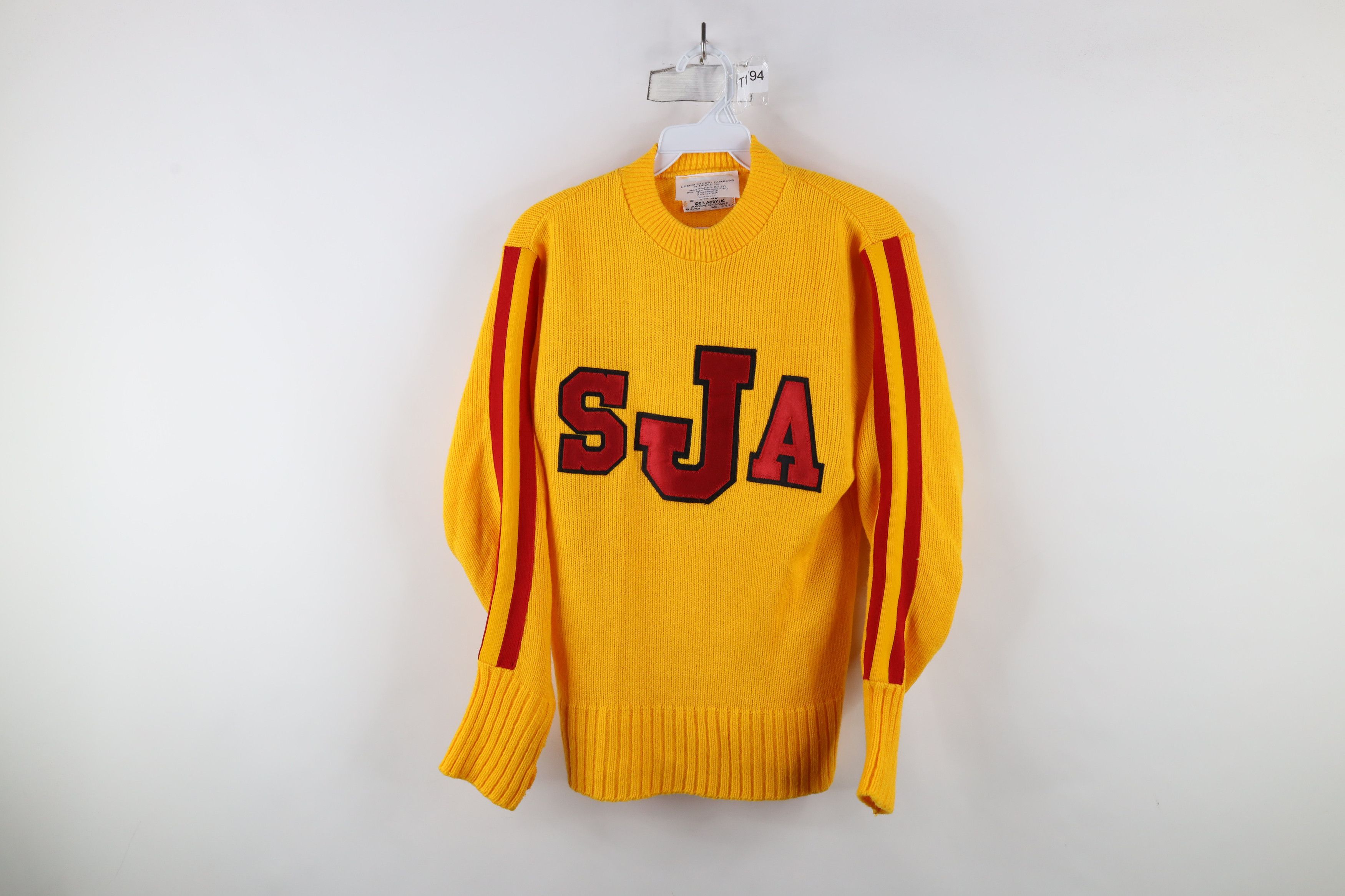 Vintage Vintage 70s Streetwear Knit Cheerleader Varsity Sweater USA Size XS / US 0-2 / IT 36-38 - 1 Thumbnail