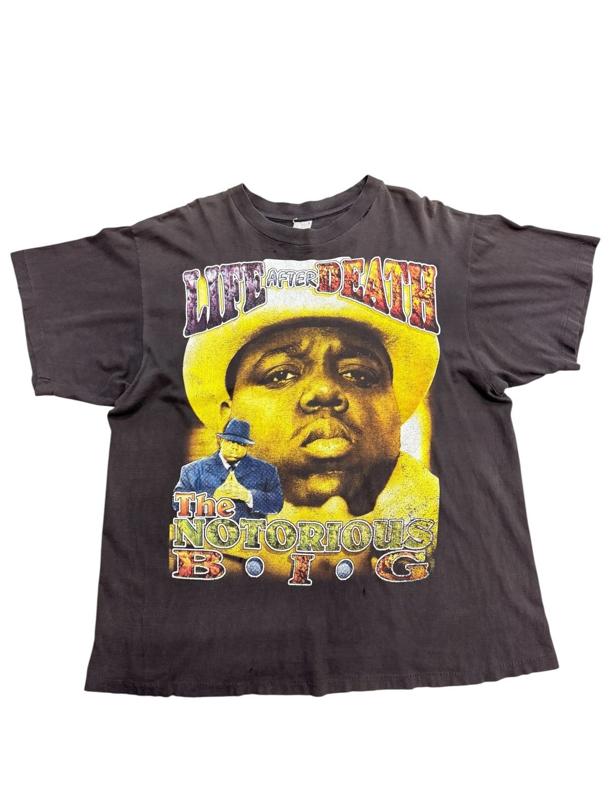 Vintage Vintage Notorious BIG Life After Death Rap Tee Size US XL / EU 56 / 4 - 1 Thumbnail