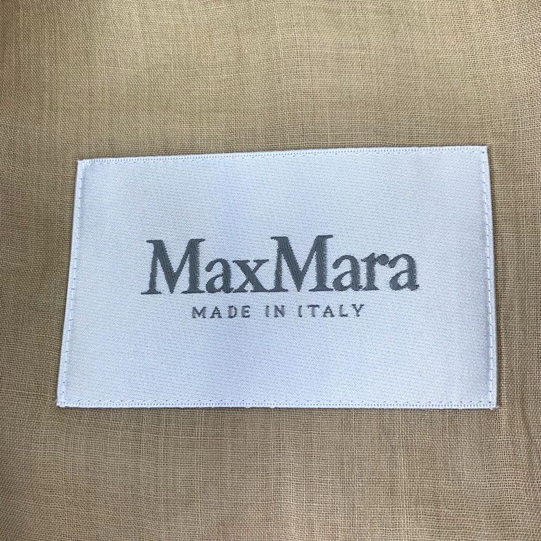 Max Mara Max Mara Brown linen double-breasted trench coat with lape Size XS / US 0-2 / IT 36-38 - 6 Thumbnail