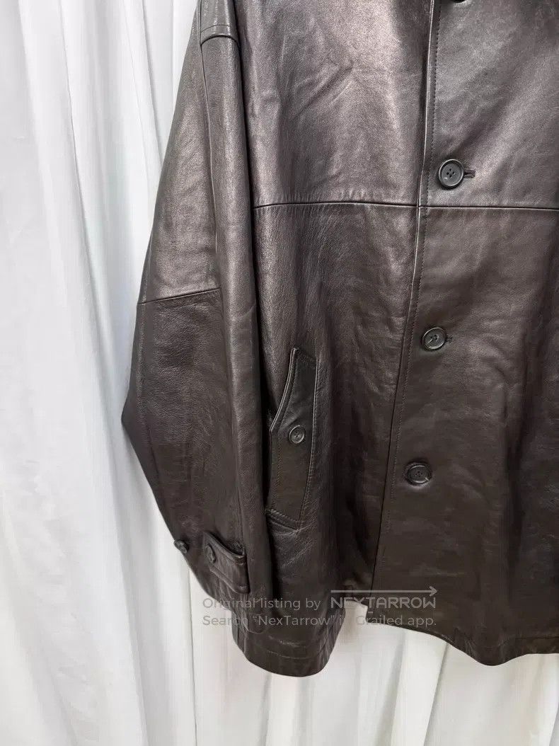 Yohji Yamamoto Yohji Yamamoto Loose fit sheepskin leather jacket| Size US L / EU 52-54 / 3 - 2 Thumbnail