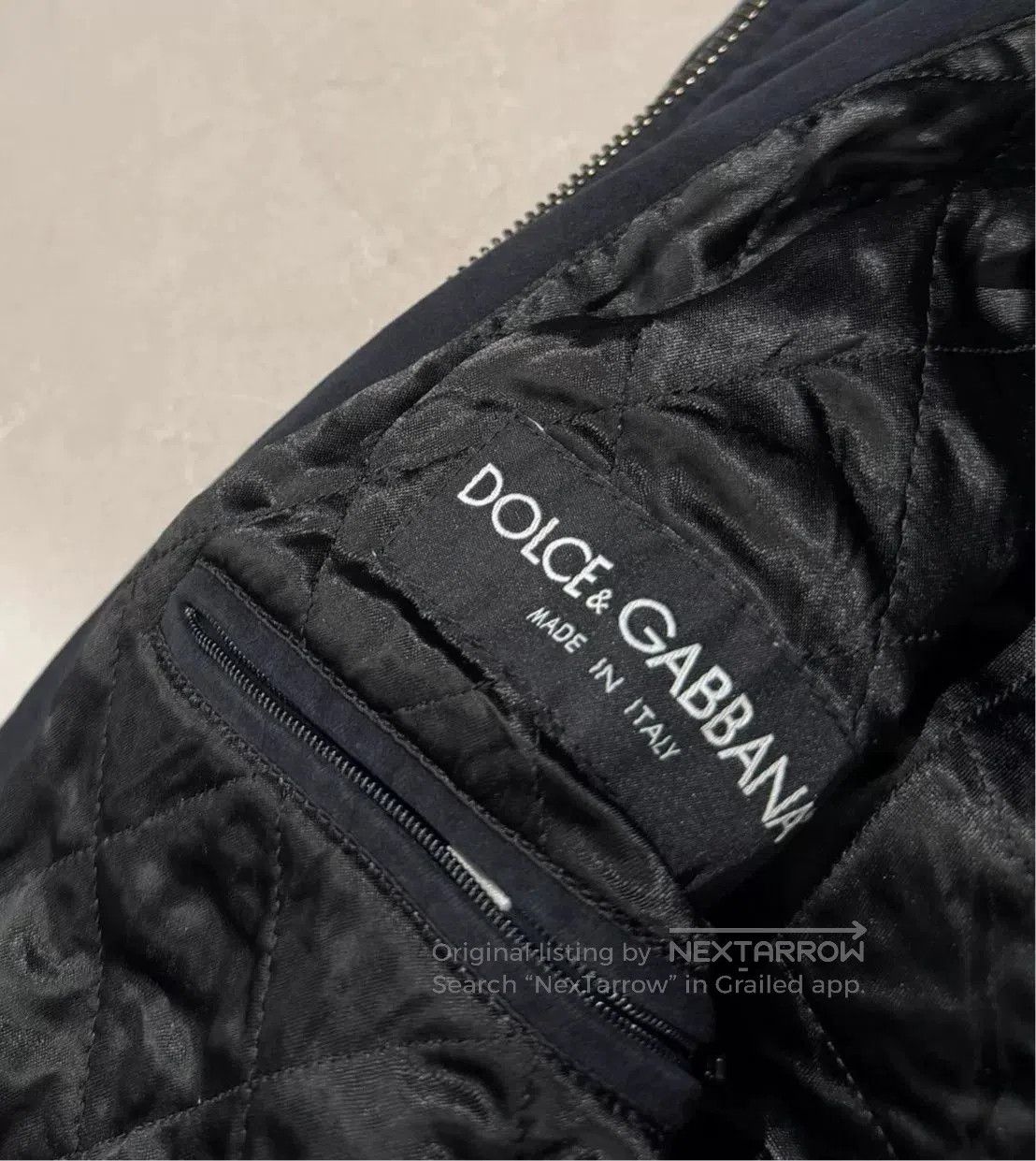 Dolce & Gabbana Dolce & Gabbana Flannel Gold Logo Puffer Jacket. Size US S / EU 44-46 / 1 - 7 Thumbnail