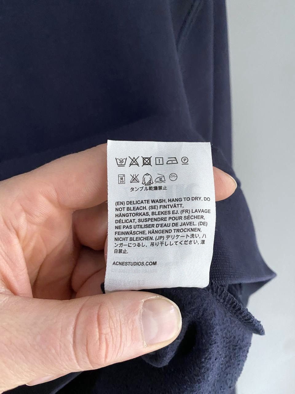 Acne Studios Acne Studios Women's Blue Shortened Sweatshirt, Size M Size M / US 6-8 / IT 42-44 - 9 Thumbnail