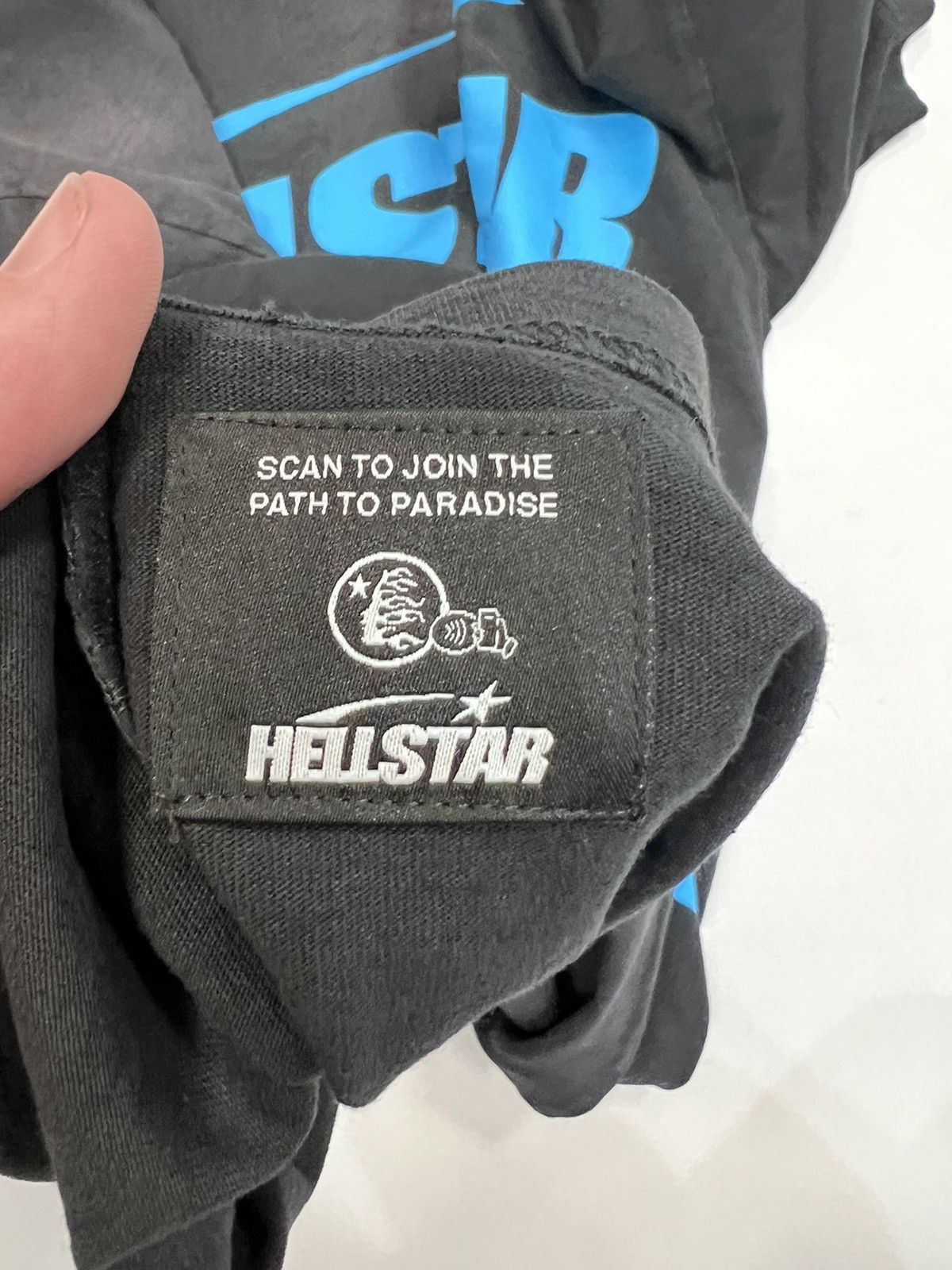 HELLSTAR Hellstar Classic T-Shirt (Regular Logo) Black/Blue Size US M / EU 48-50 / 2 - 4 Thumbnail