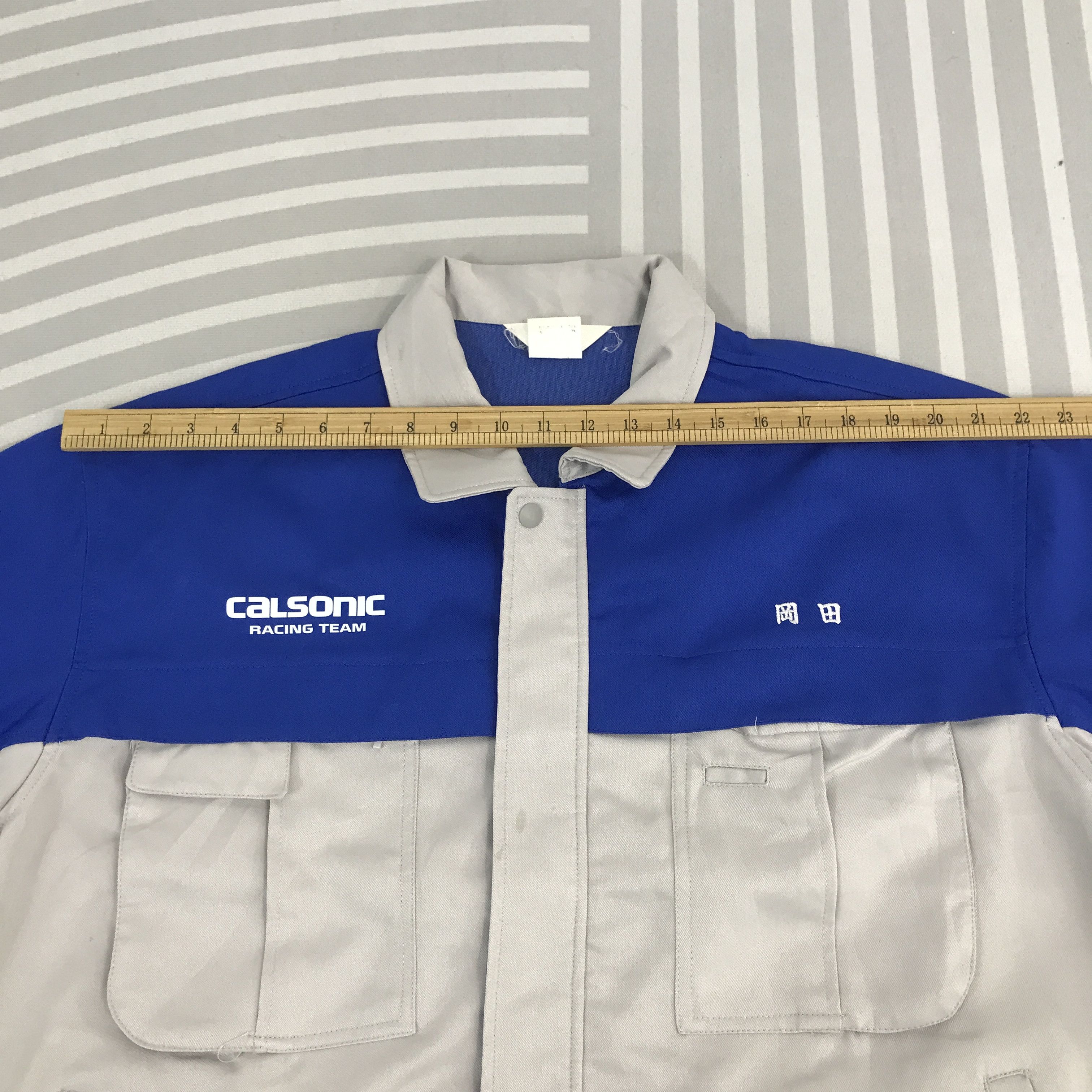 Japanese Brand × Vintage Vtg Calsonic Racing Team Japan Nissan japan custom Jacket Size US M / EU 48-50 / 2 - 5 Thumbnail