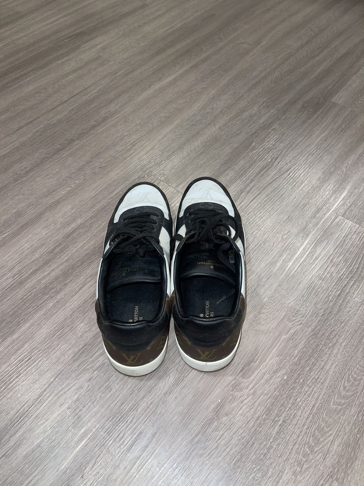 Louis Vuitton Louis Vuitton Rivoli Sneakers - Black, white, brown Size US 10 / EU 43 - 6 Thumbnail