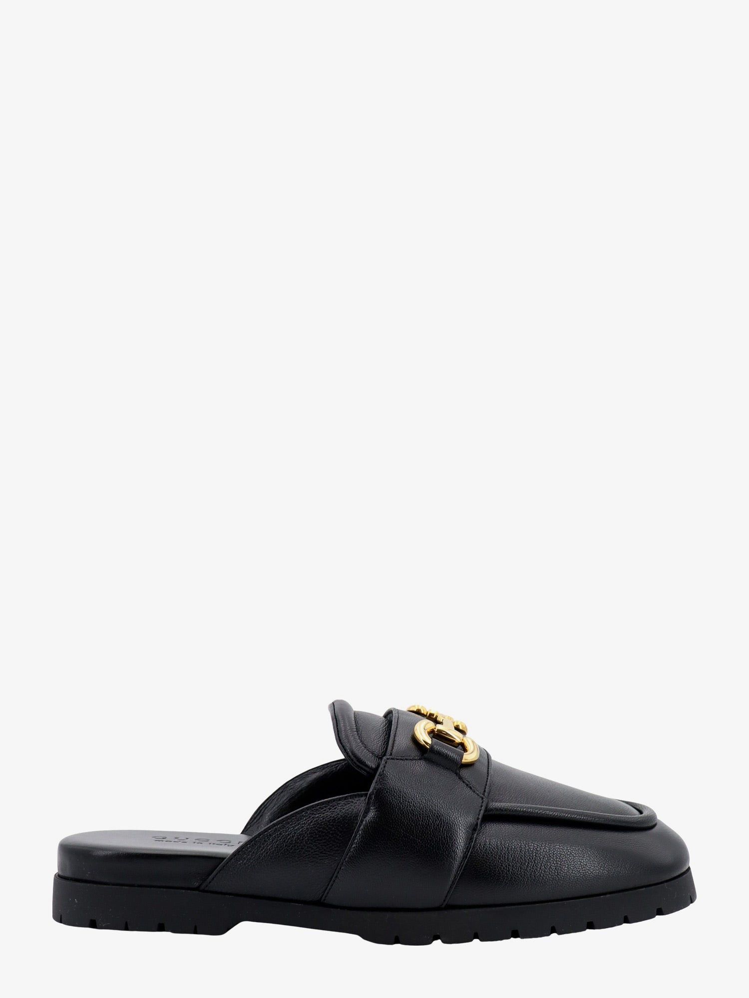 image of Gucci Mule Man Black Sandals, Men's (Size 8)