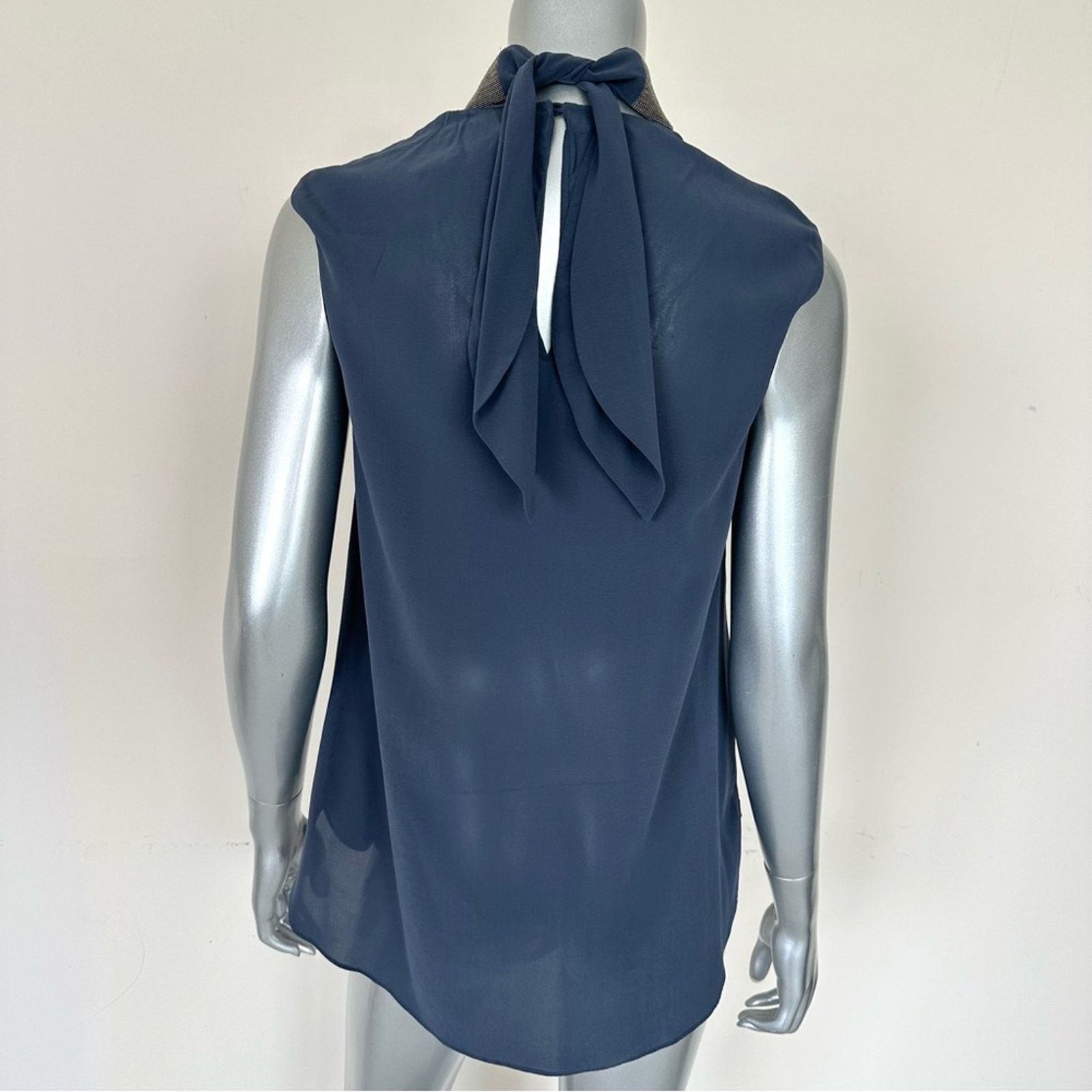 Brunello Cucinelli Brunello Cucinelli women silk blouse size S Retail 1450$ Size S / US 4 / IT 40 - 4 Thumbnail